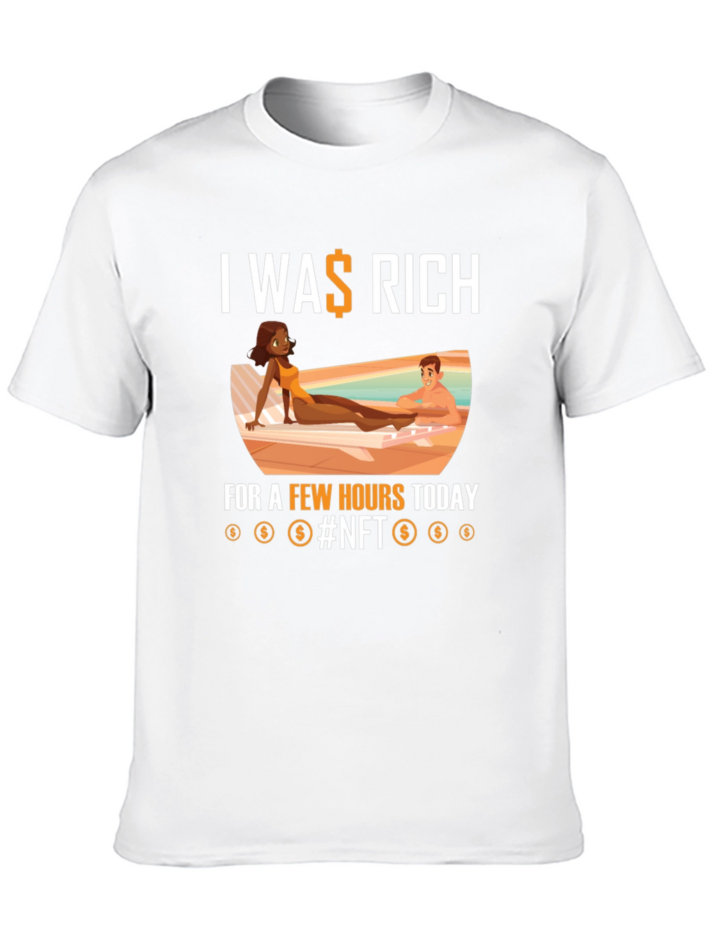I Was Rich NFT Graphic T-Shirt