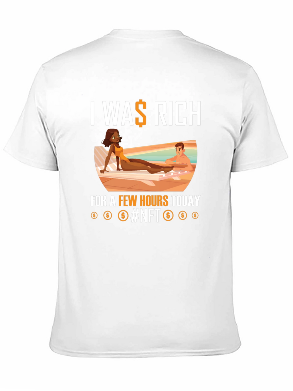 I Was Rich NFT Graphic T-Shirt