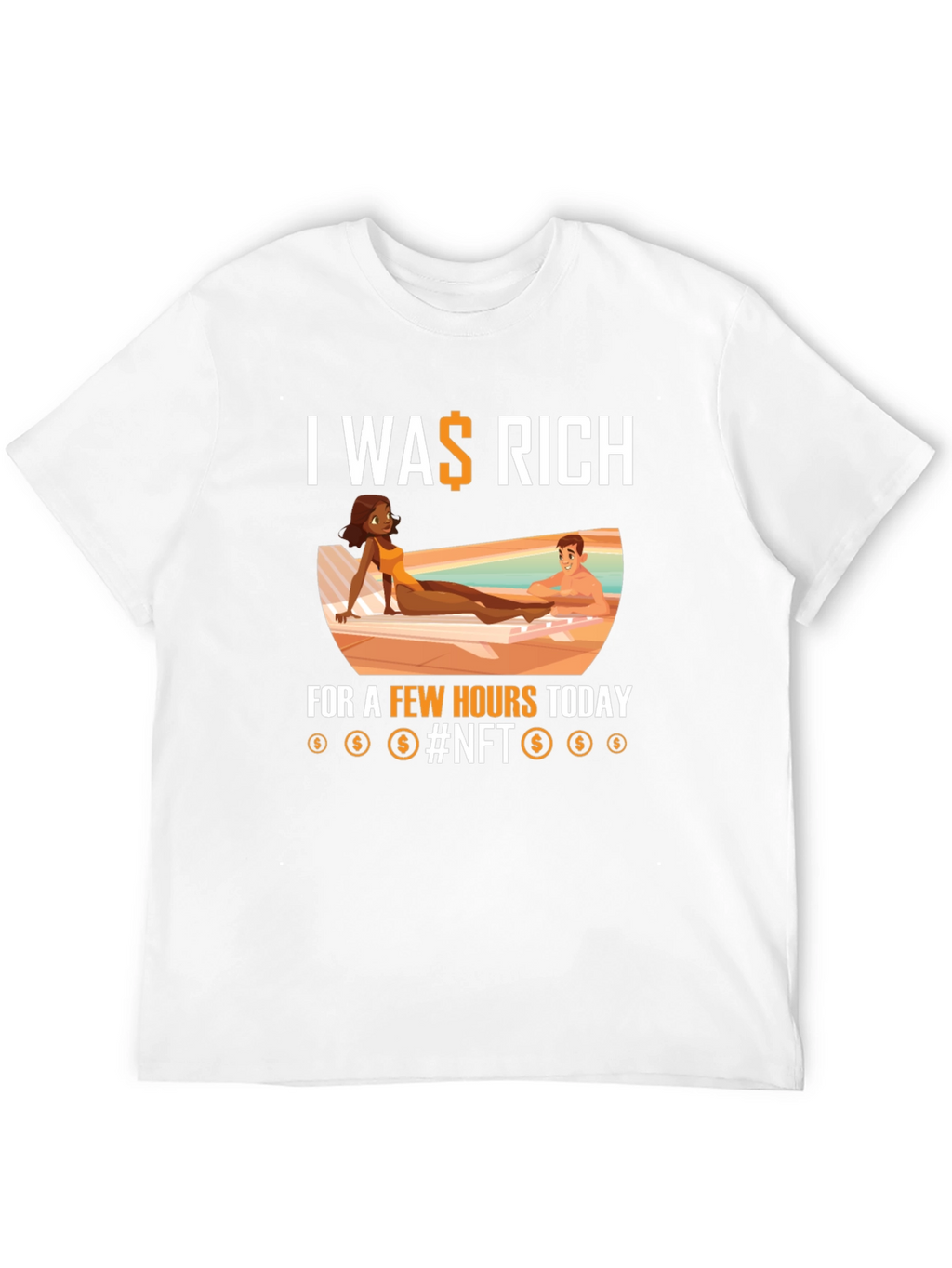 I Was Rich NFT Graphic T-Shirt