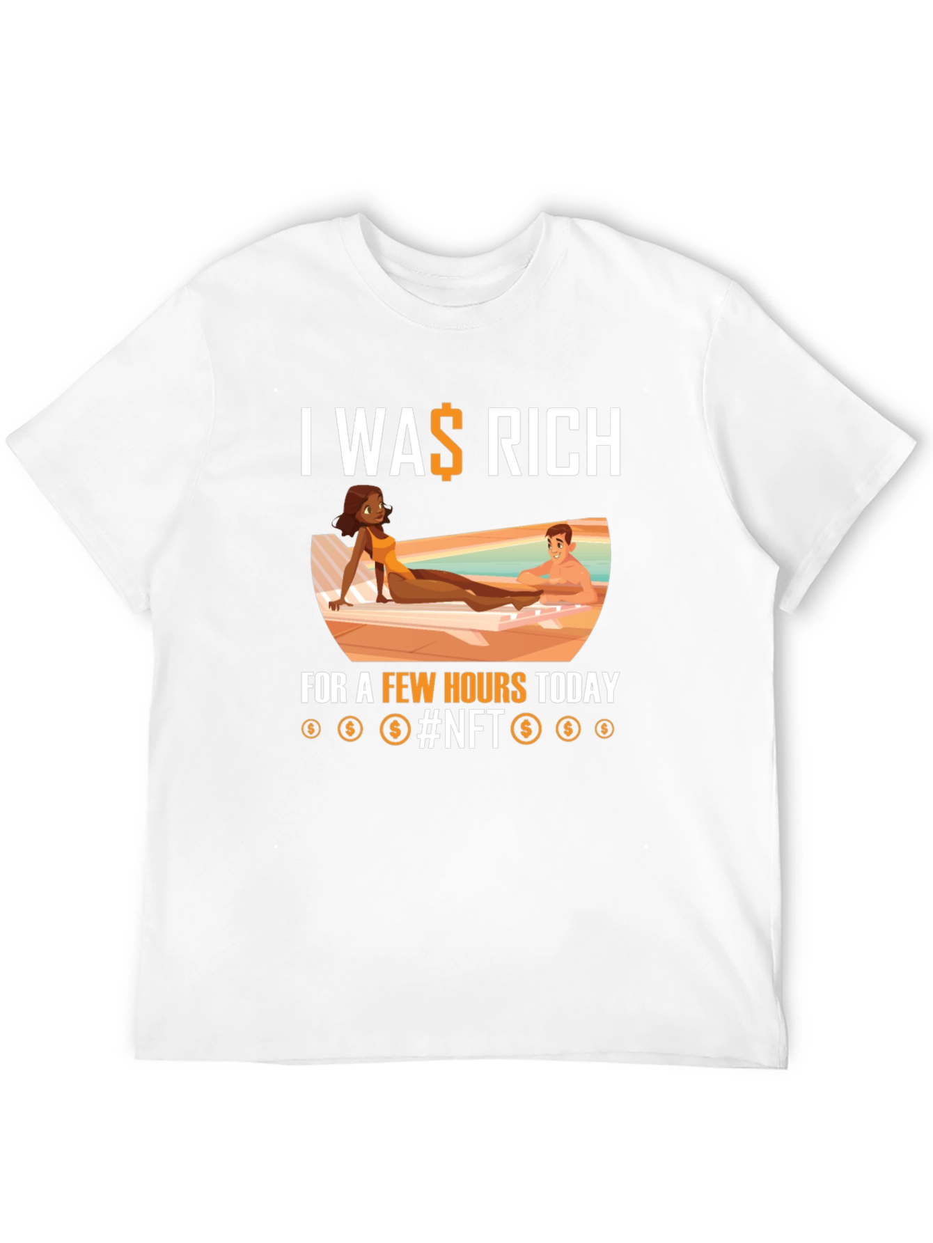 I Was Rich NFT Graphic T-Shirt
