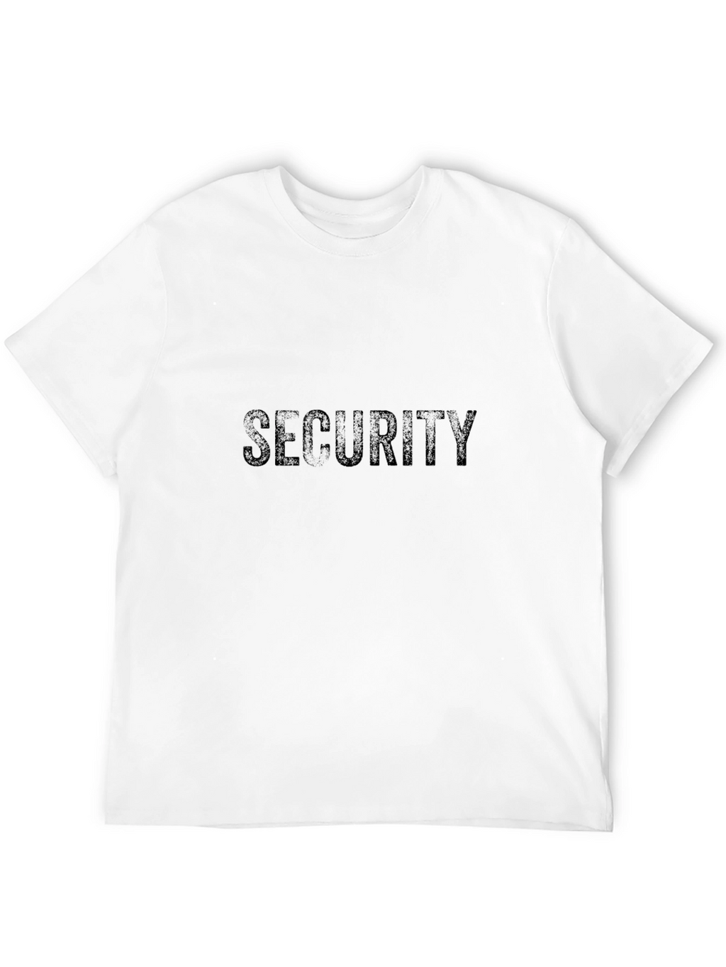 Security Crew Black Tee - Staff Uniform T-Shirt
