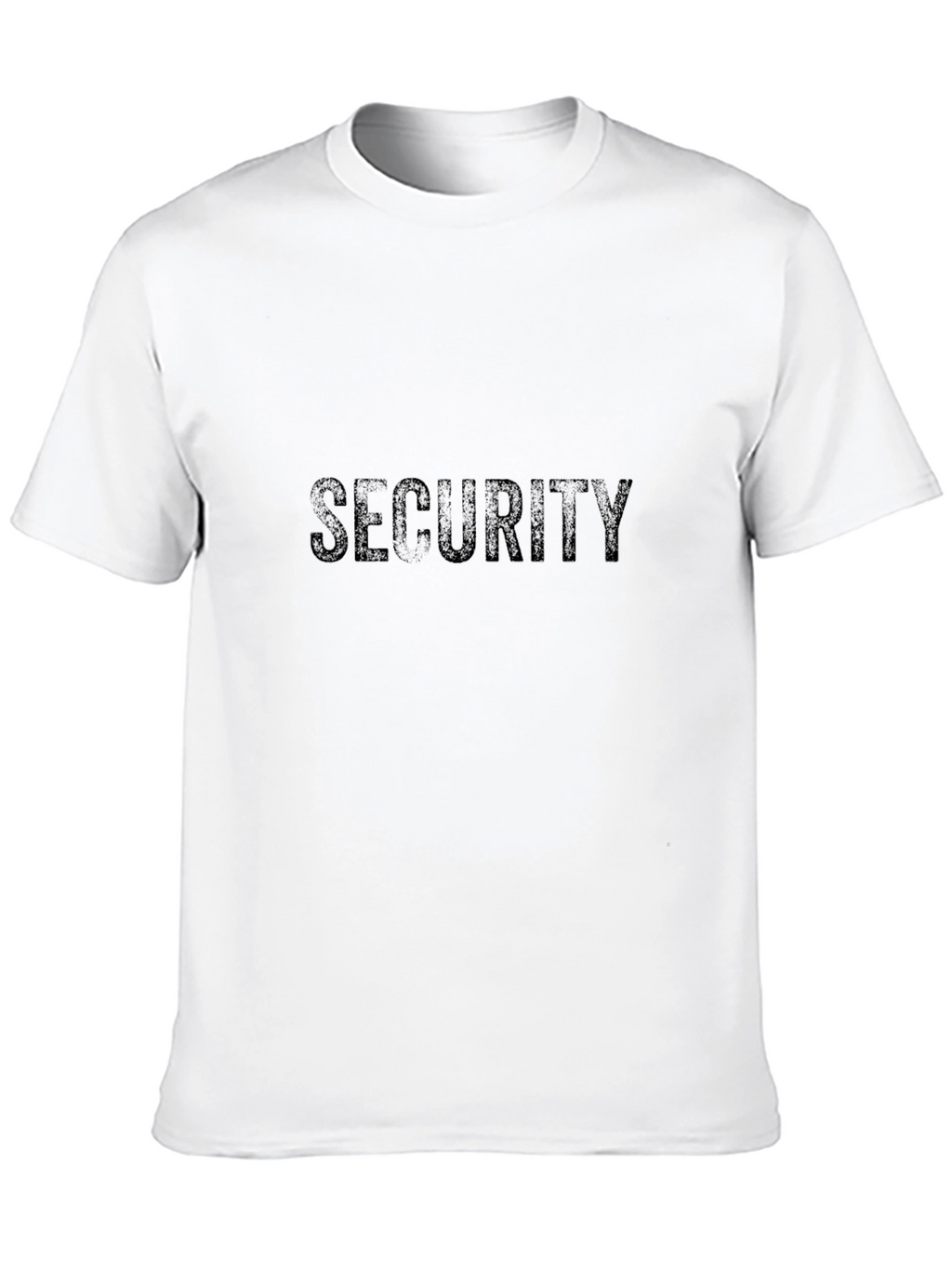 Security Crew Black Tee - Staff Uniform T-Shirt