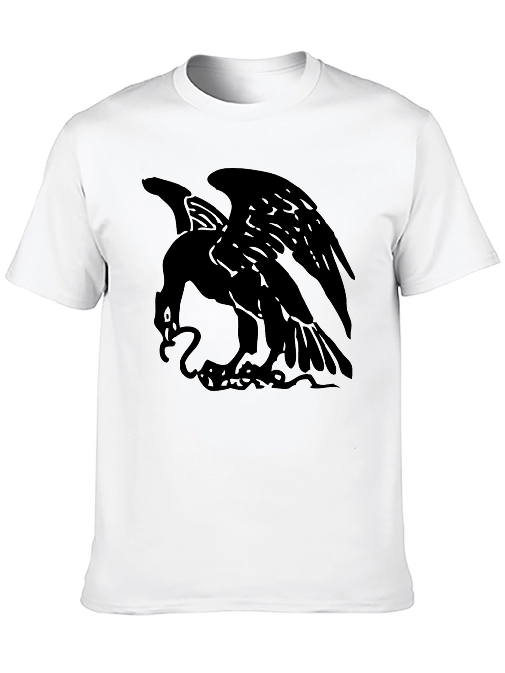 Mens Black Eagle Graphic Tee - Stylish & Bold!