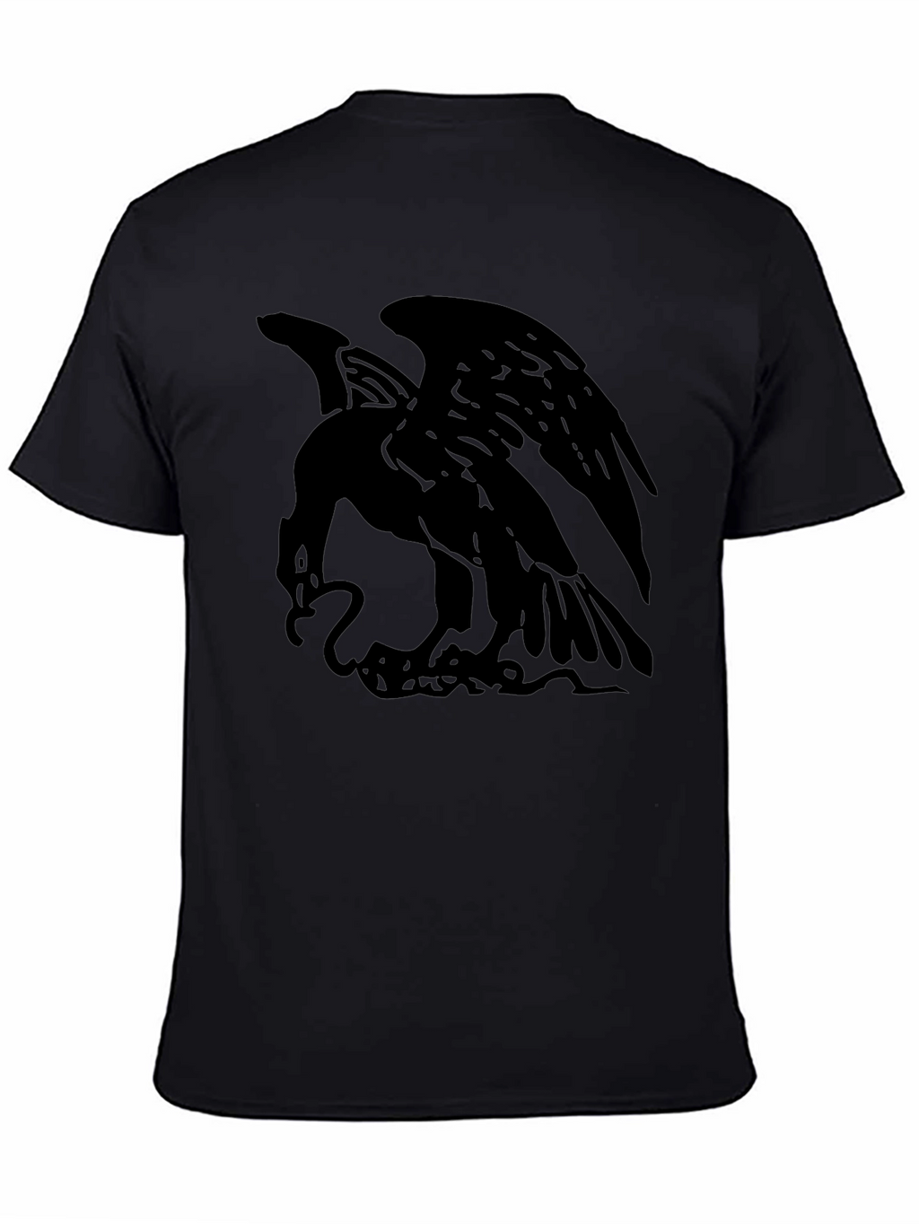 Mens Black Eagle Graphic Tee - Stylish & Bold!