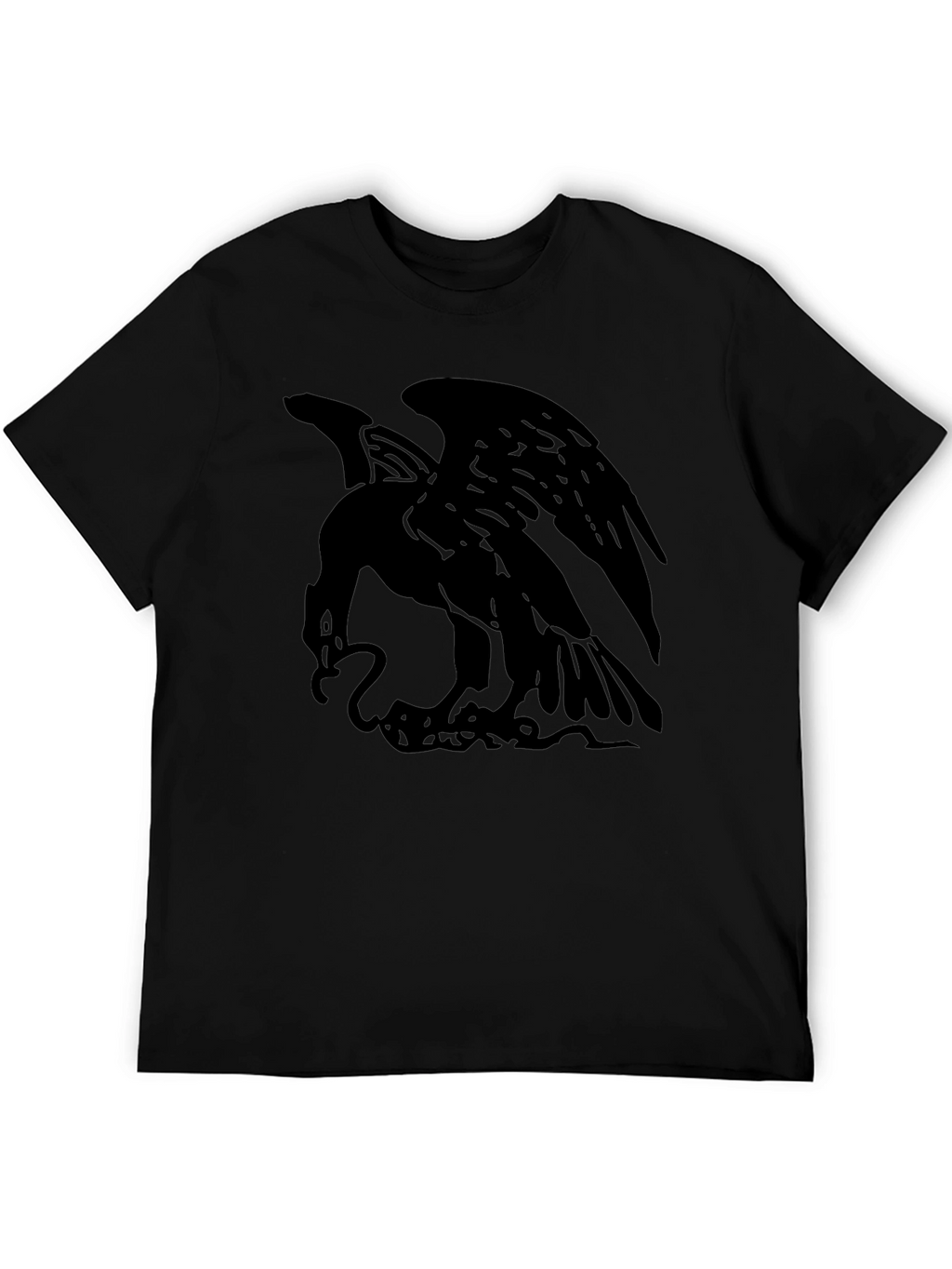 Mens Black Eagle Graphic Tee - Stylish & Bold!