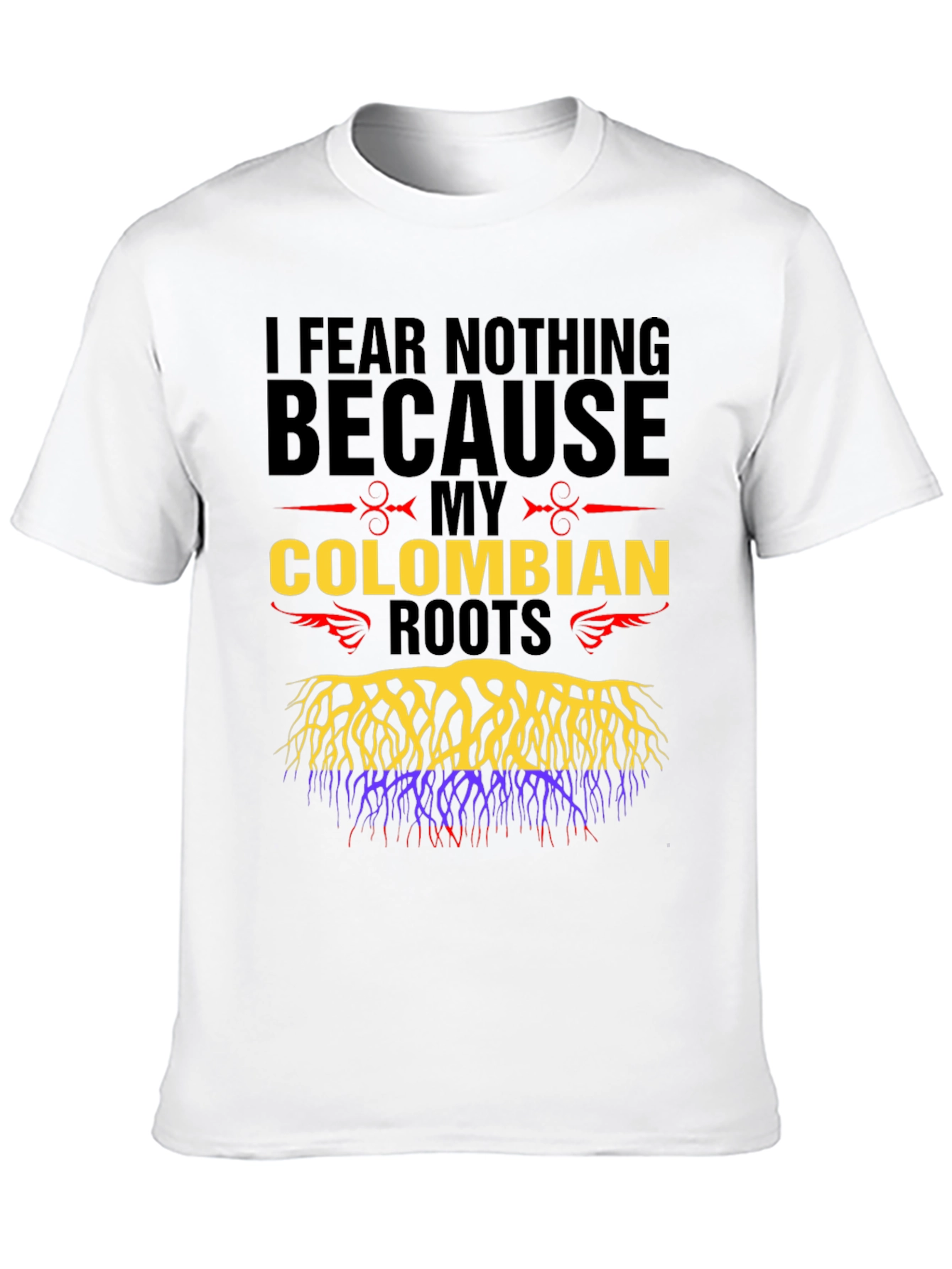 Colombian Roots Graphic T-Shirt - I Fear Nothing