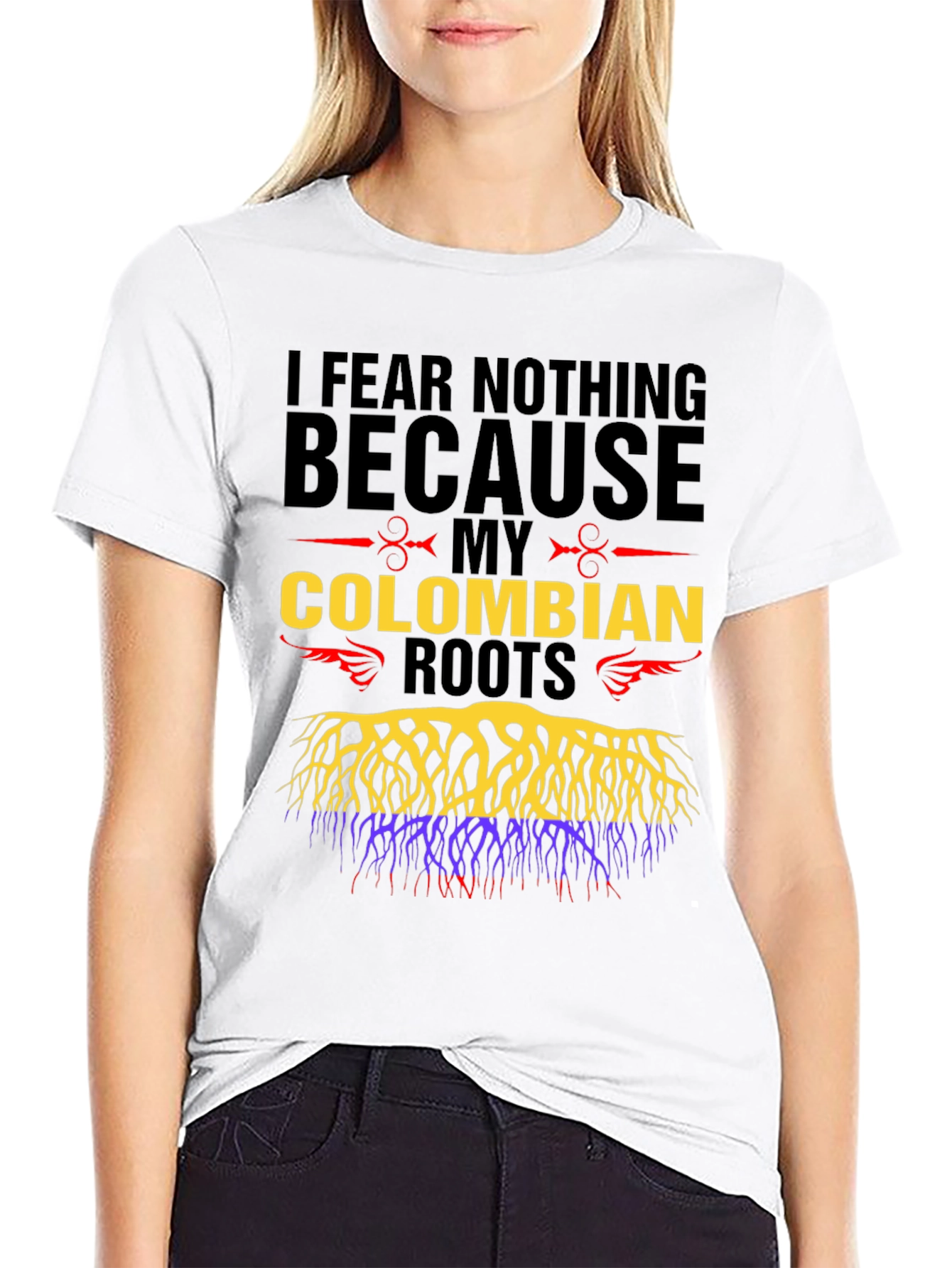 Colombian Roots Graphic T-Shirt - I Fear Nothing