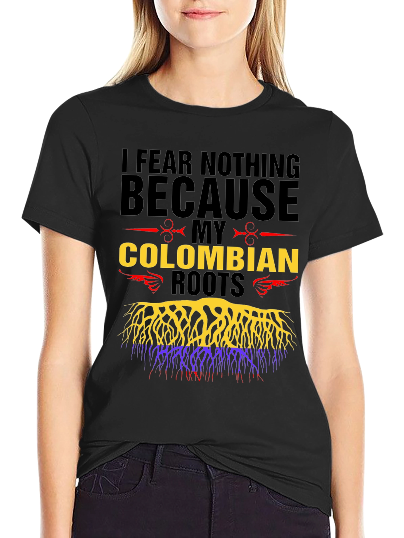 Colombian Roots Graphic T-Shirt - I Fear Nothing