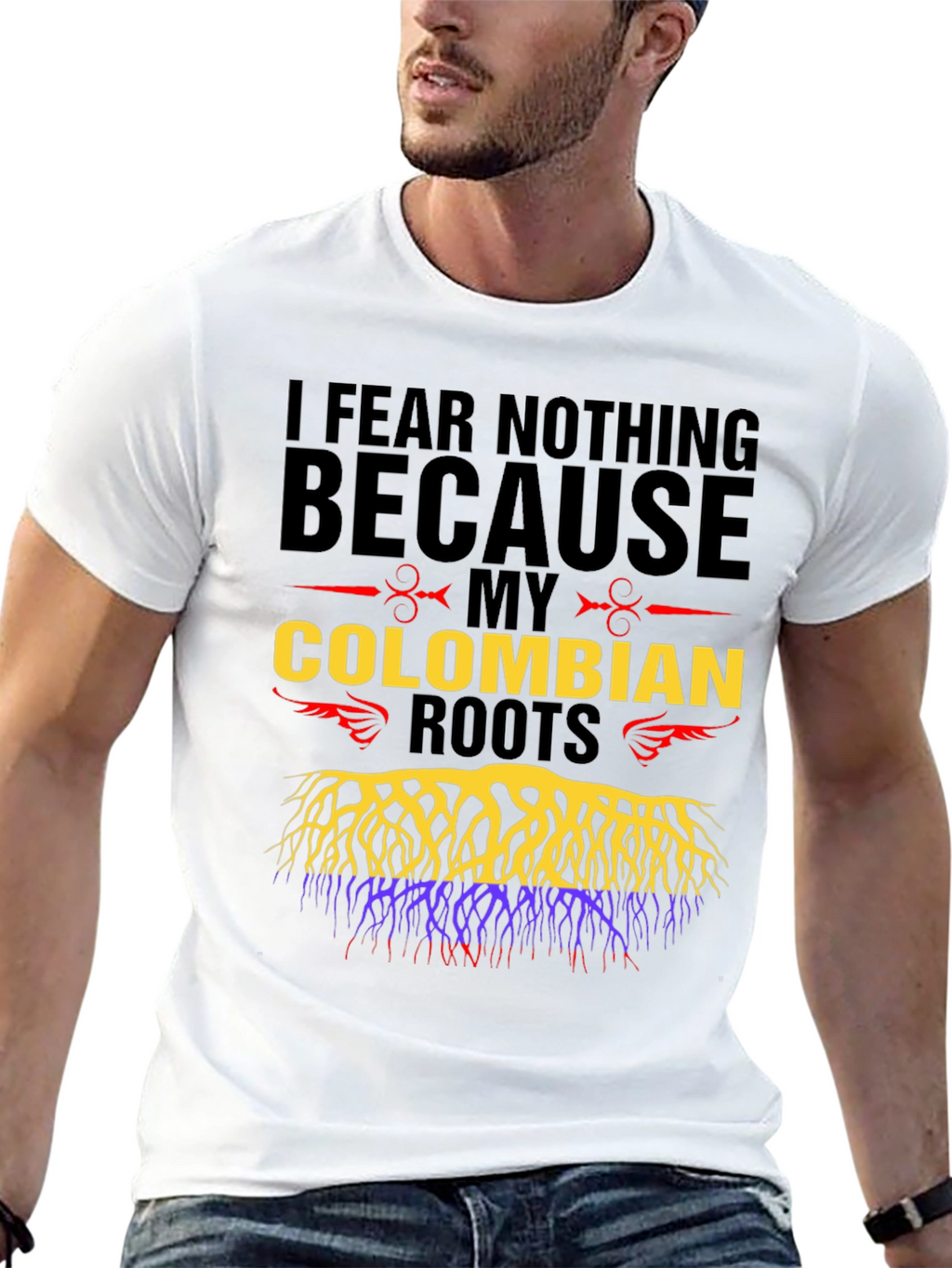 Colombian Roots Graphic T-Shirt - I Fear Nothing