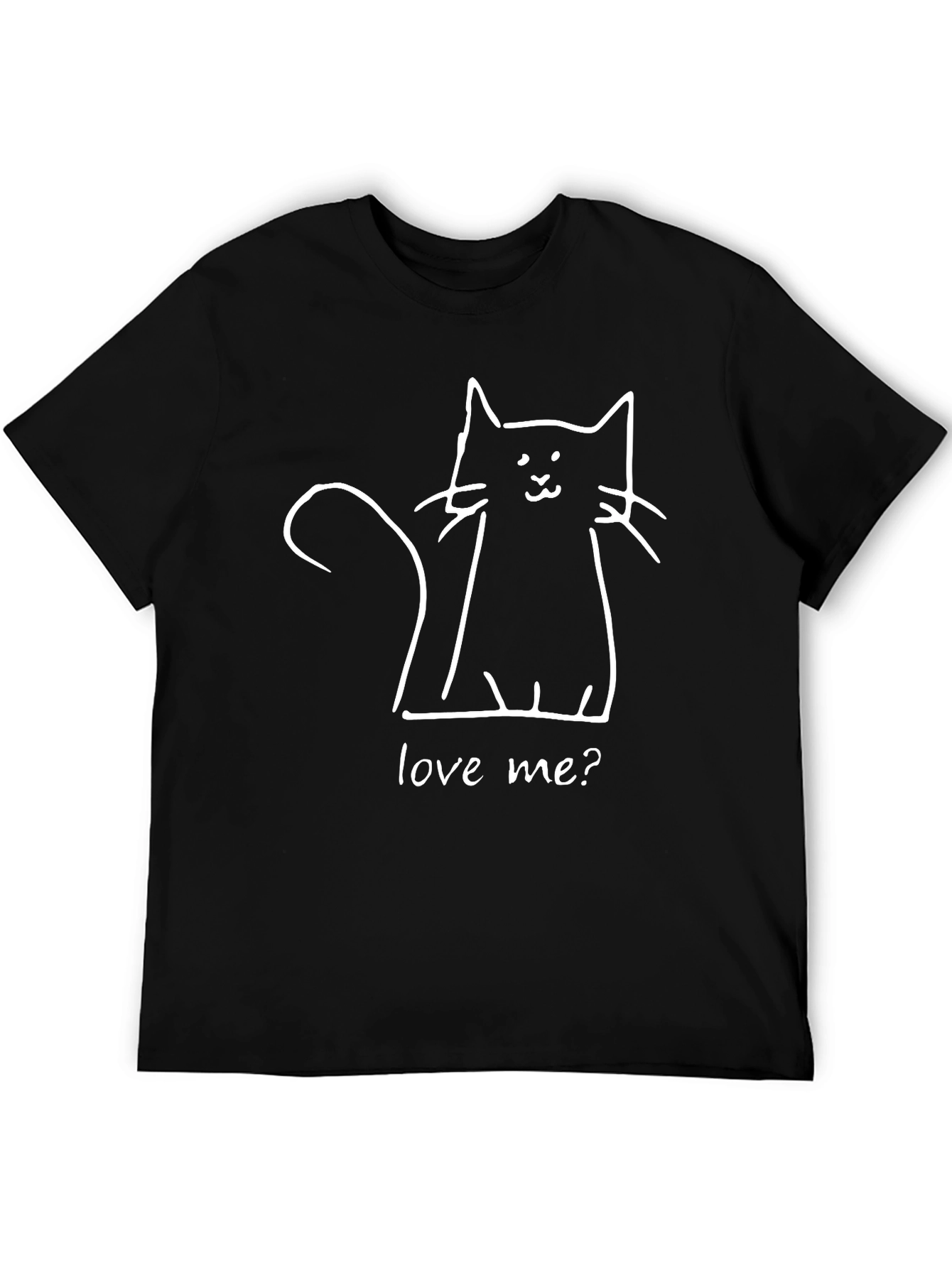 Love Me Cat Graphic Tee - Unisex Soft Cotton