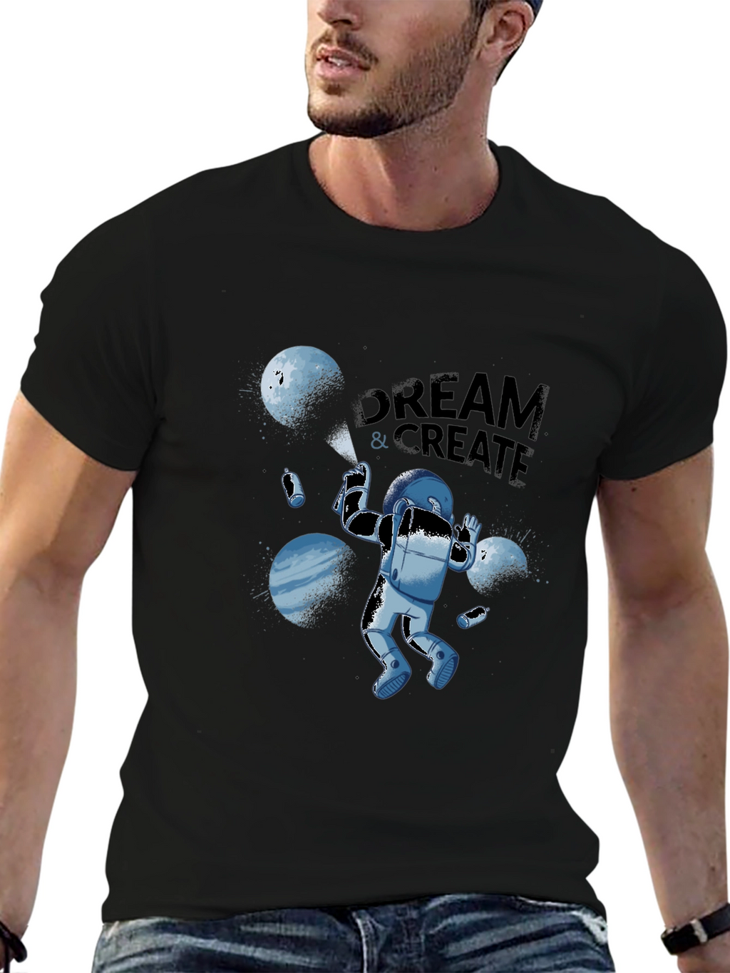 Dream & Create Astronaut Graphic Tee