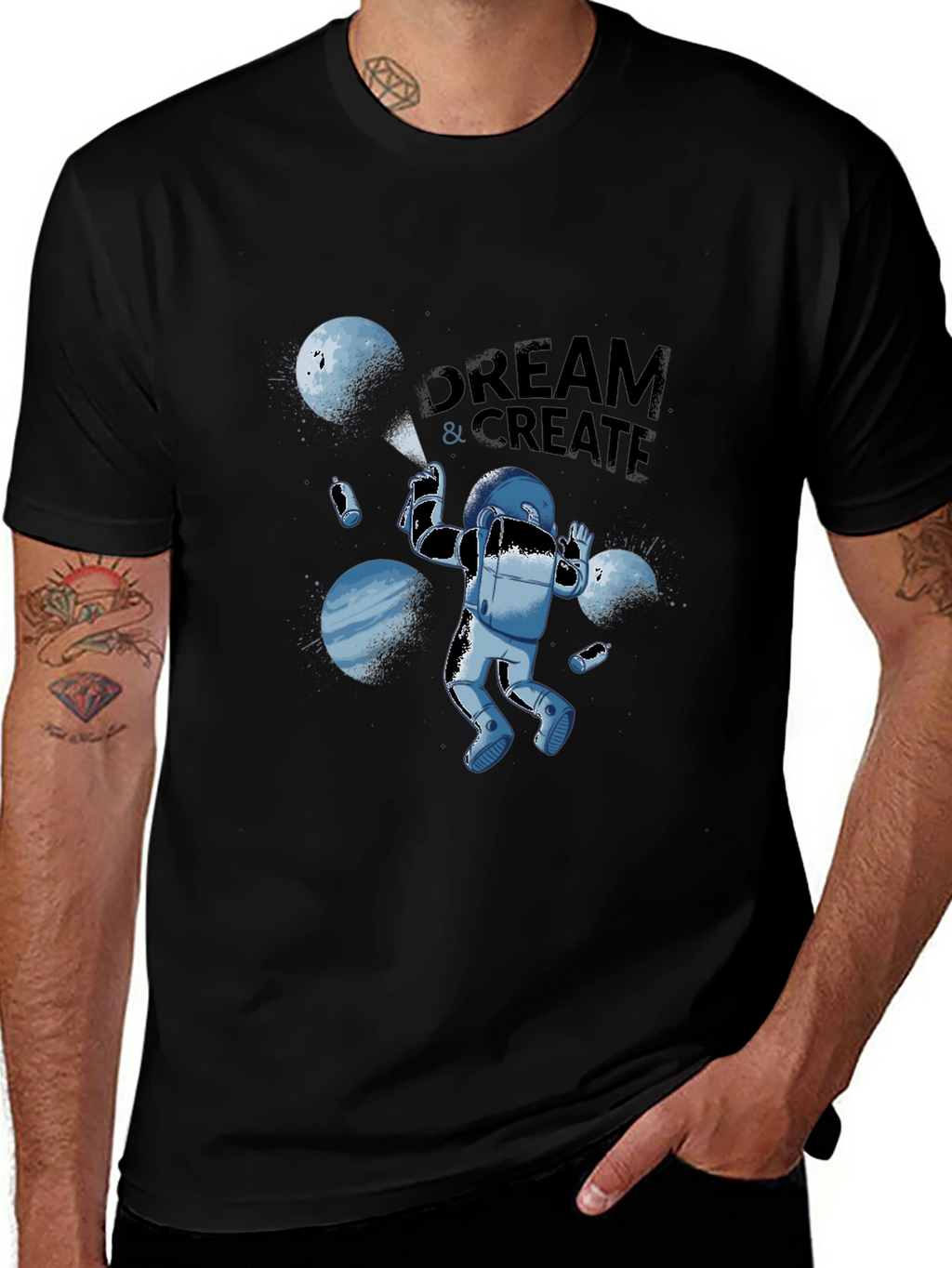 Dream & Create Astronaut Graphic Tee