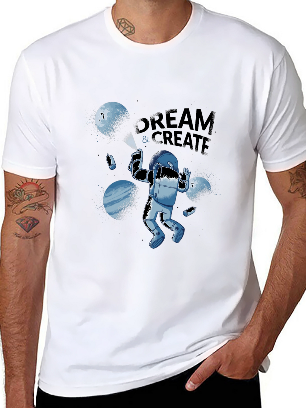 Dream & Create Astronaut Graphic Tee