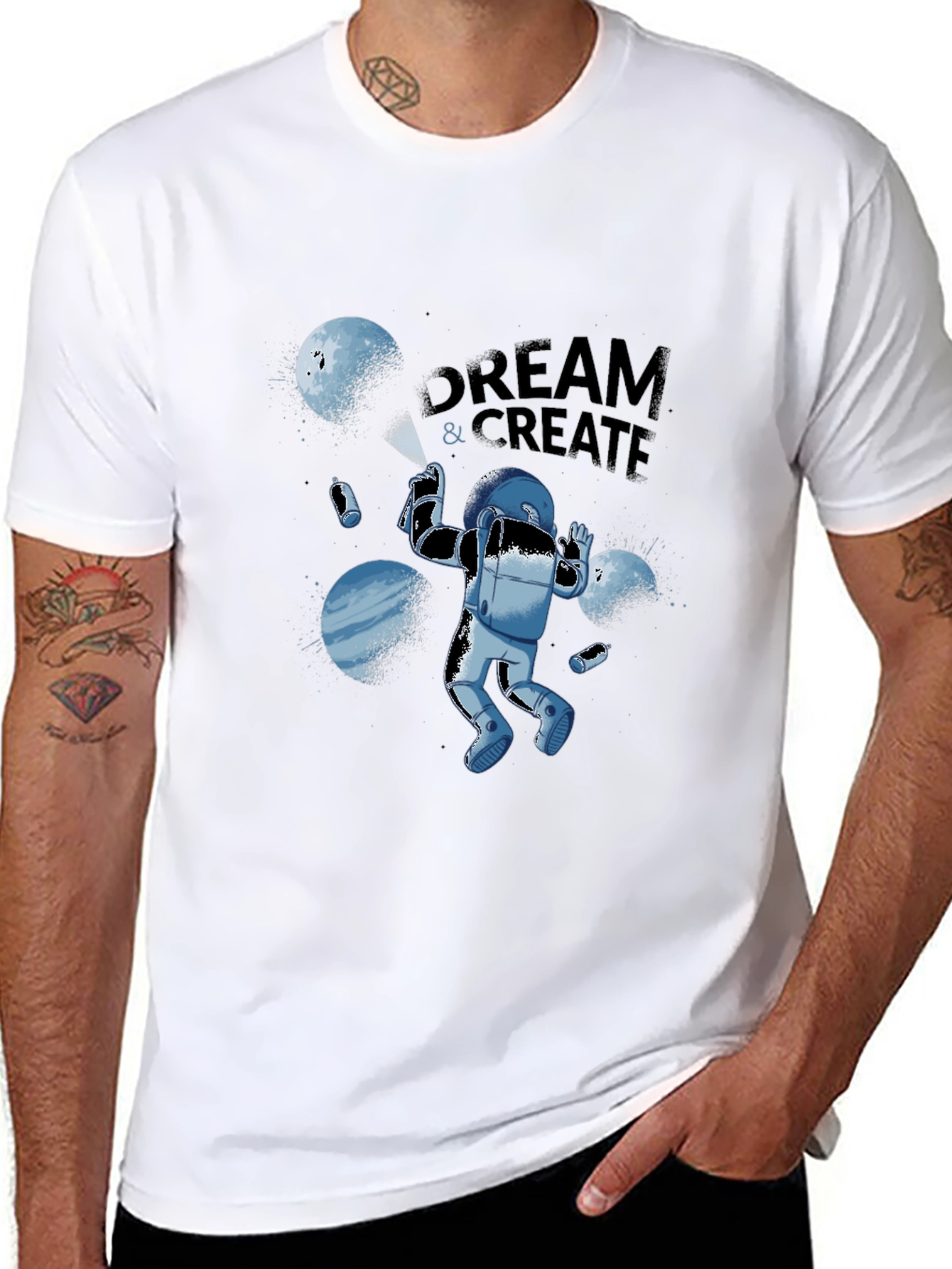 Dream & Create Astronaut Graphic Tee