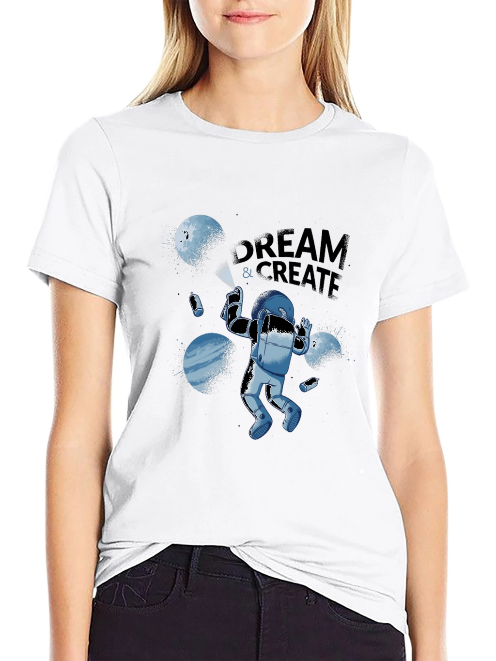 Dream & Create Astronaut Graphic Tee