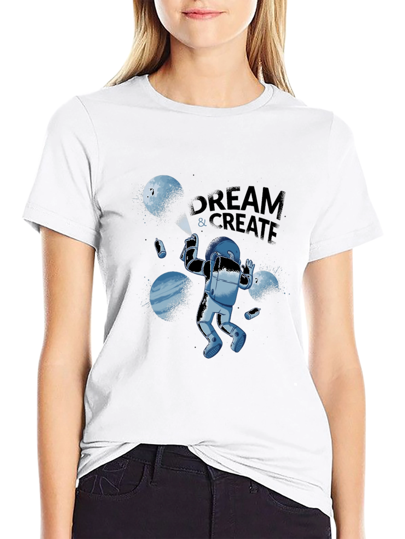 Dream & Create Astronaut Graphic Tee
