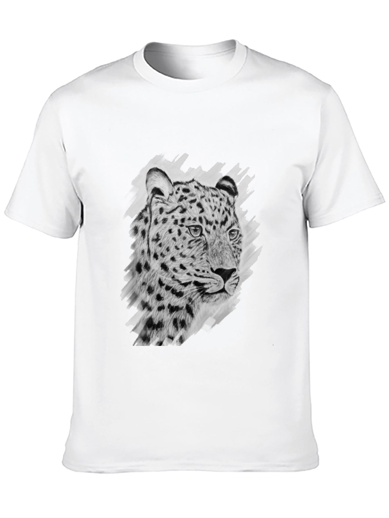 Leopard Print Black T-Shirt