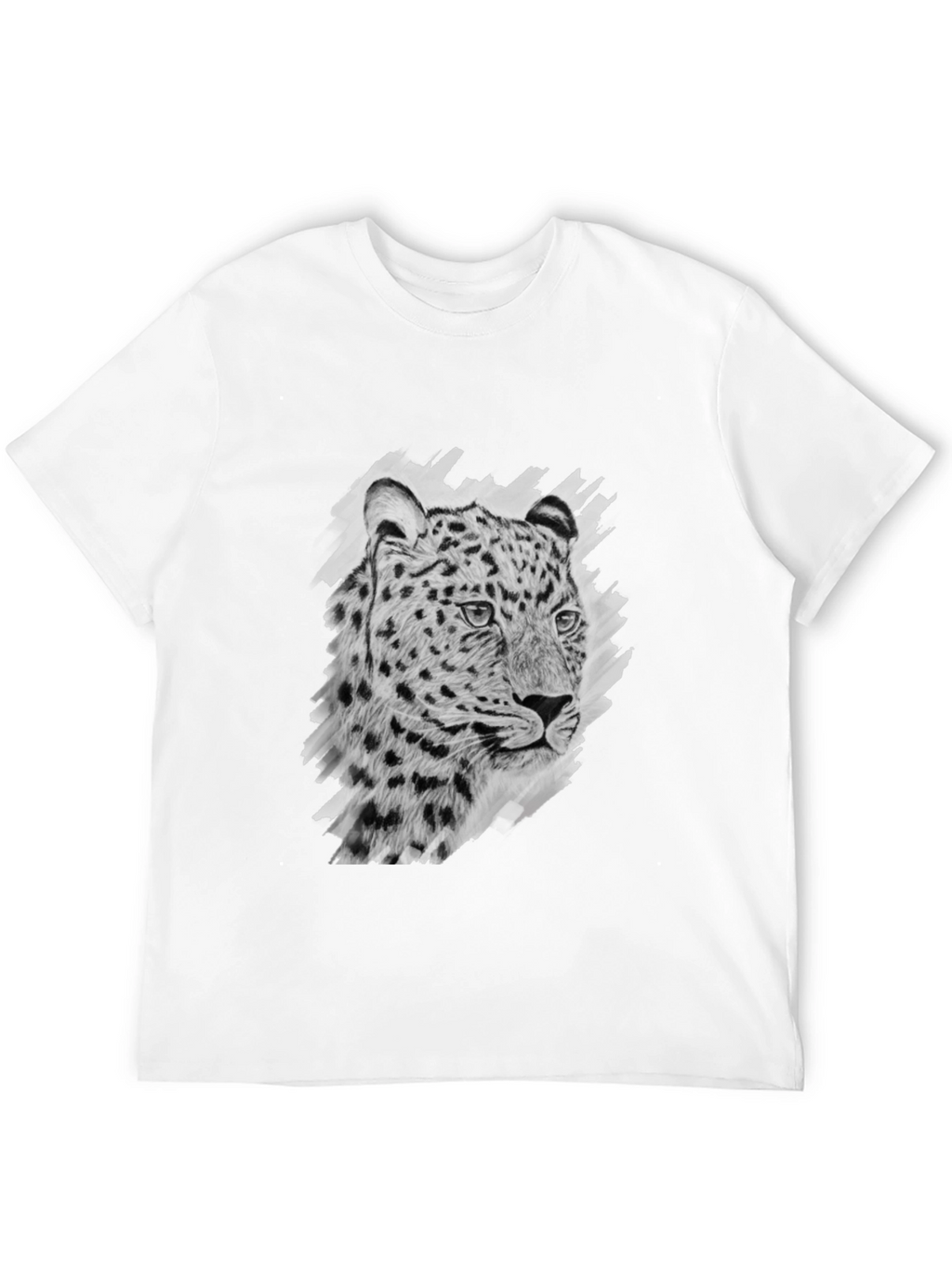 Leopard Print Black T-Shirt