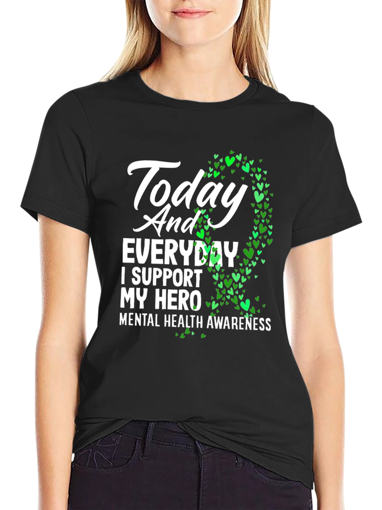 Mental Health Awareness T-Shirt - Support Your Hero