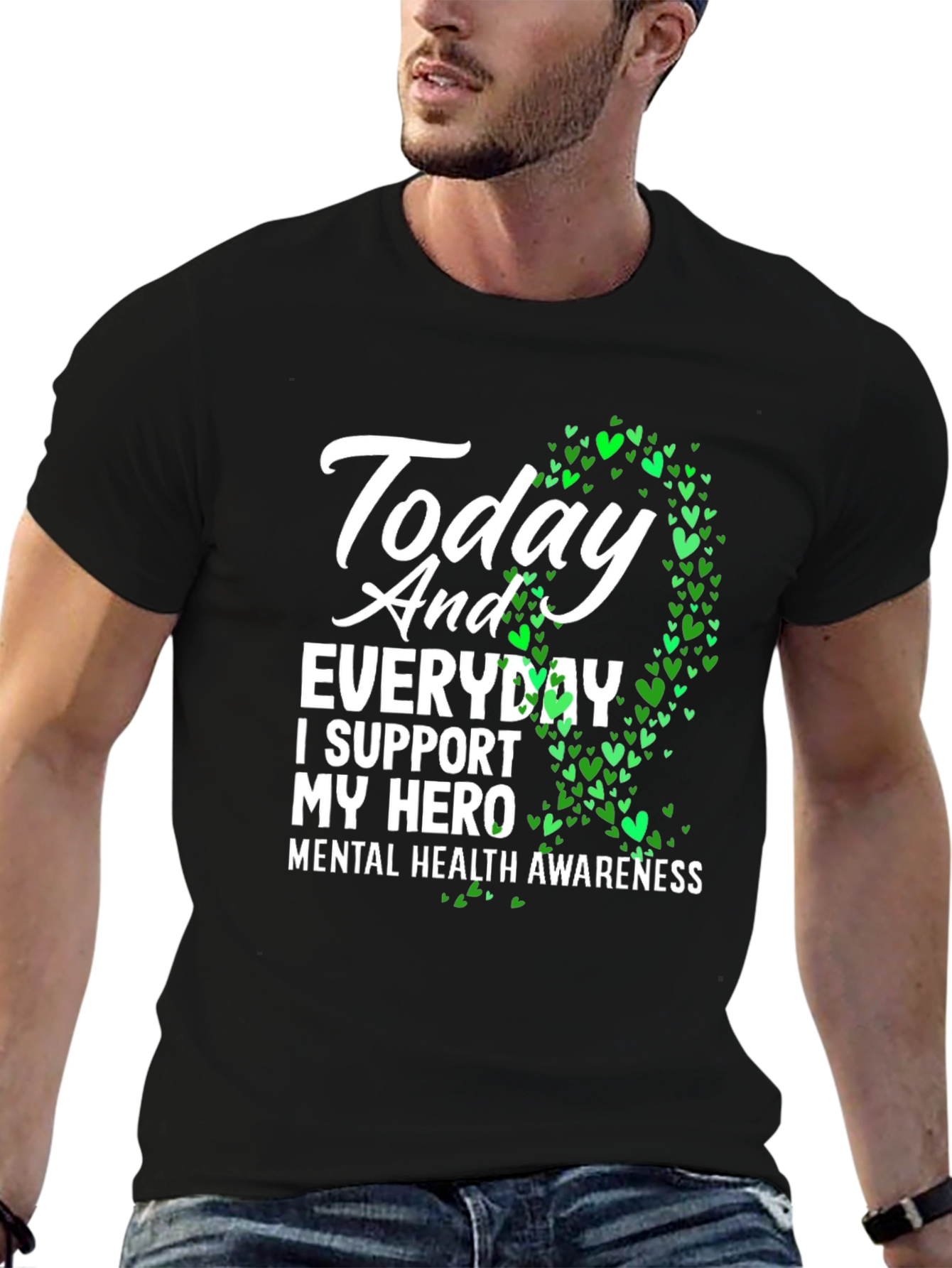 Mental Health Awareness T-Shirt - Support Your Hero