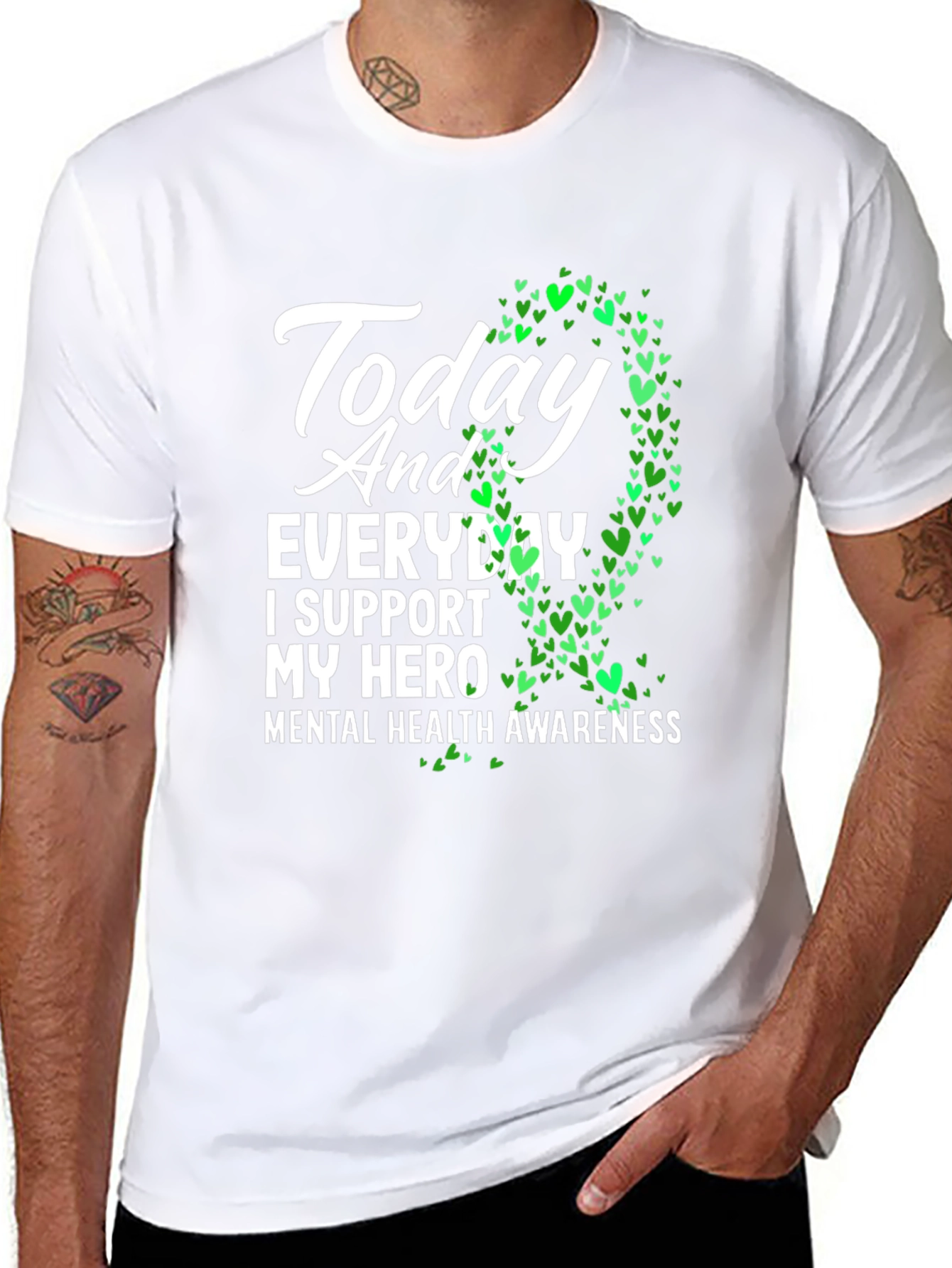 Mental Health Awareness T-Shirt - Support Your Hero
