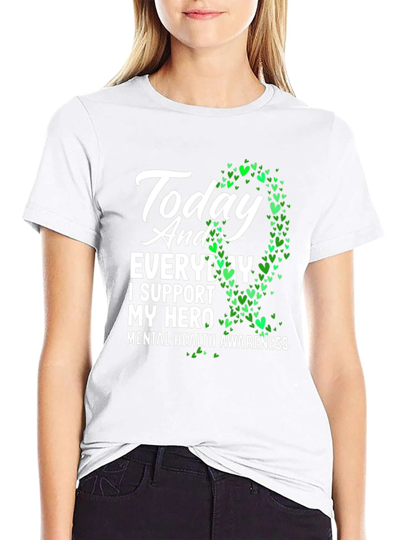 Mental Health Awareness T-Shirt - Support Your Hero