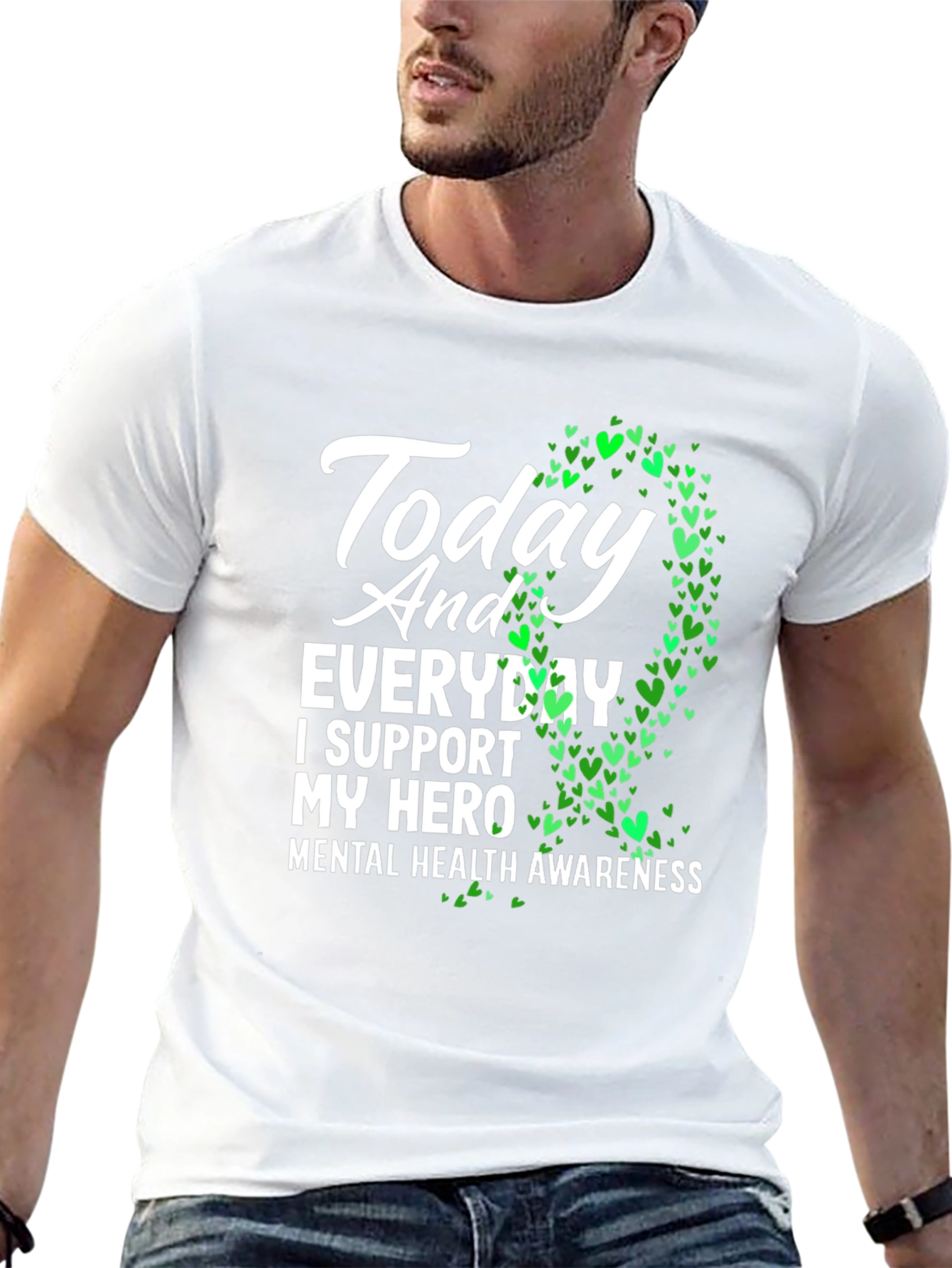 Mental Health Awareness T-Shirt - Support Your Hero