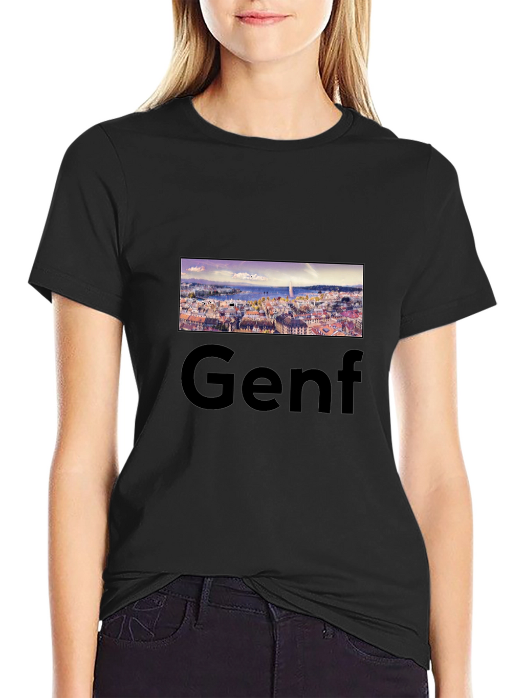Geneva T-Shirt: Cityscape Tee for Travel Lovers