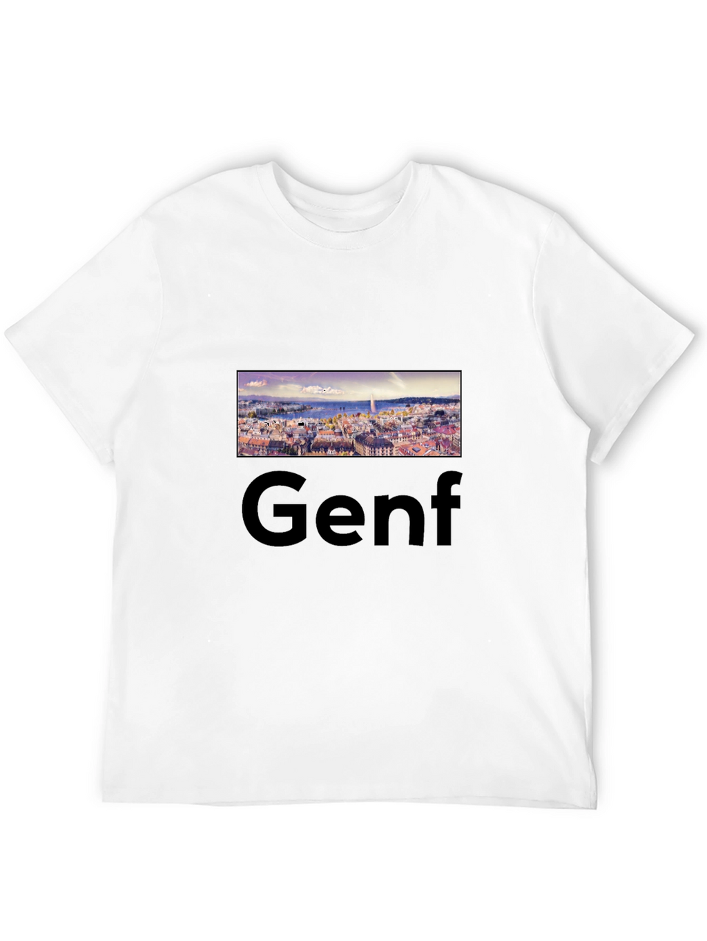 Geneva T-Shirt: Cityscape Tee for Travel Lovers