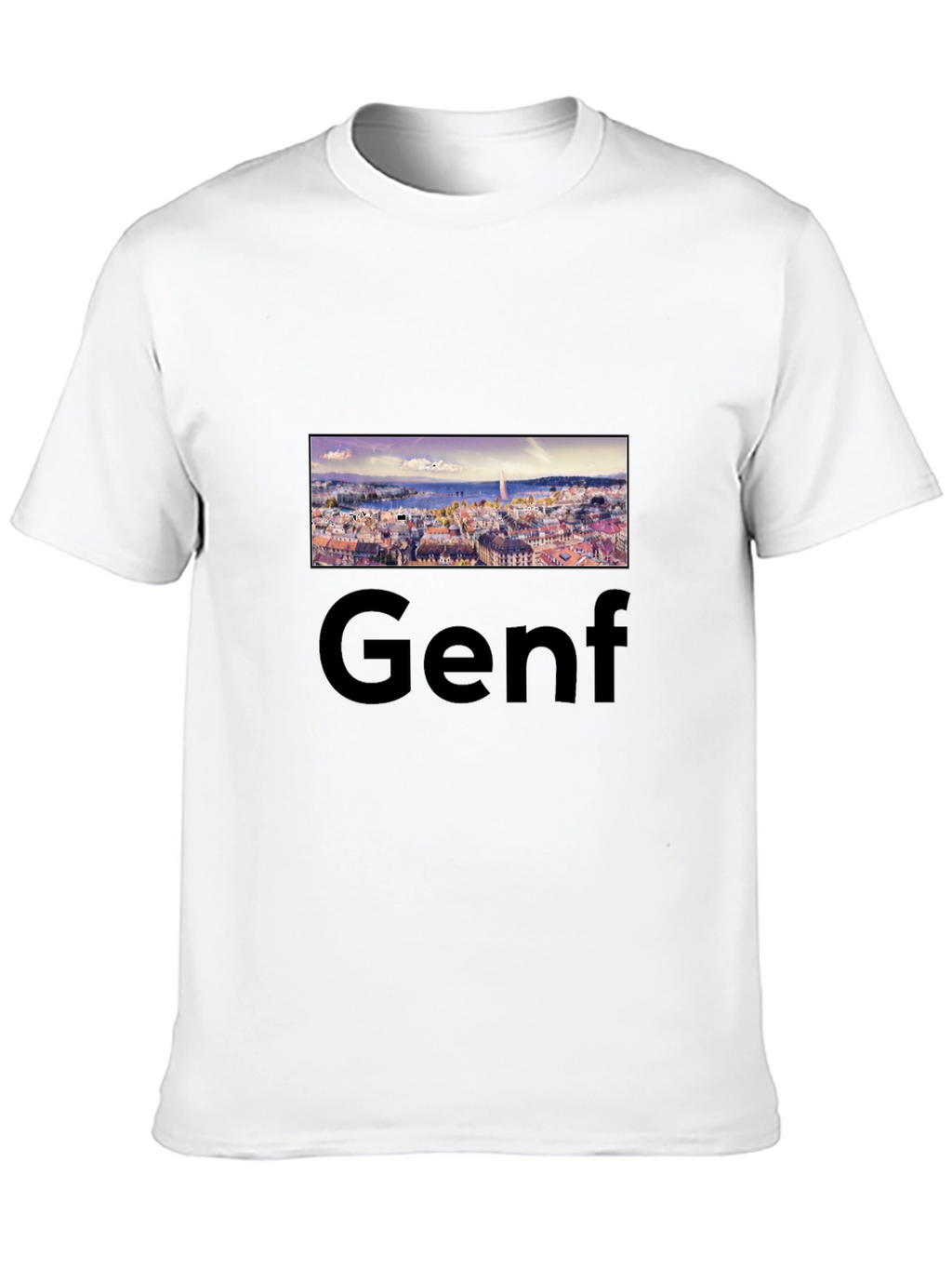 Geneva T-Shirt: Cityscape Tee for Travel Lovers