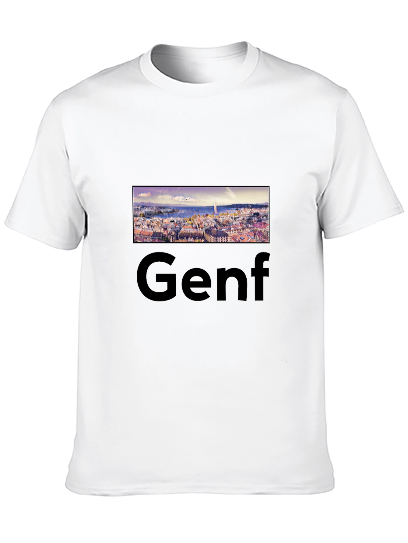 Geneva T-Shirt: Cityscape Tee for Travel Lovers