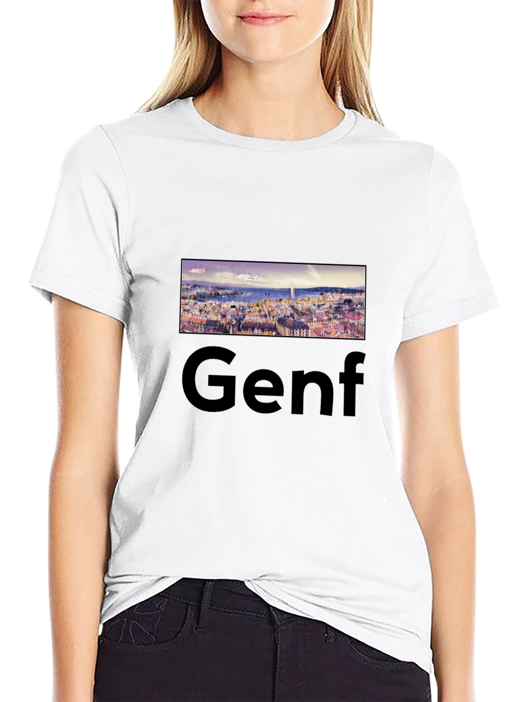 Geneva T-Shirt: Cityscape Tee for Travel Lovers
