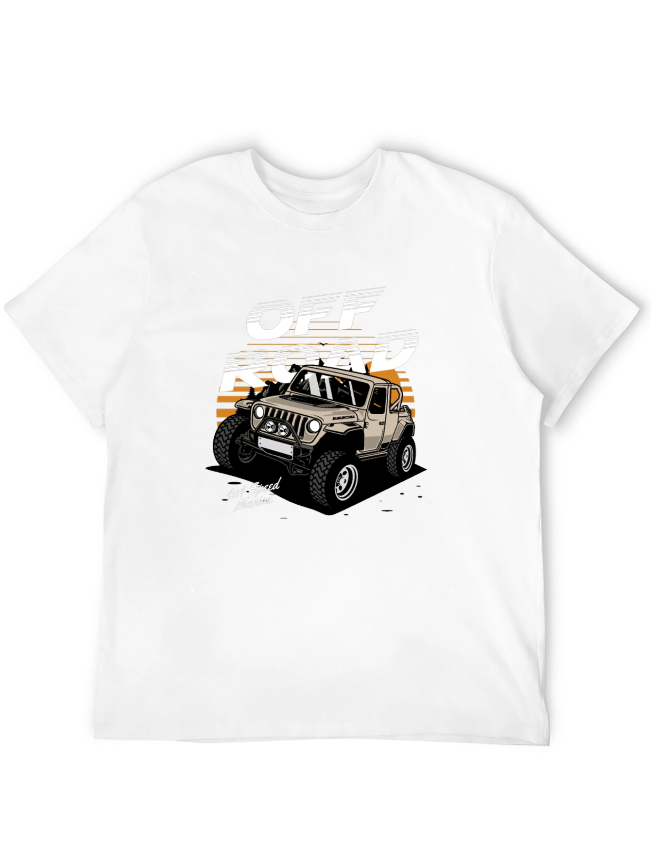 Off Road 4x4 Speed Maniac Black T-Shirt