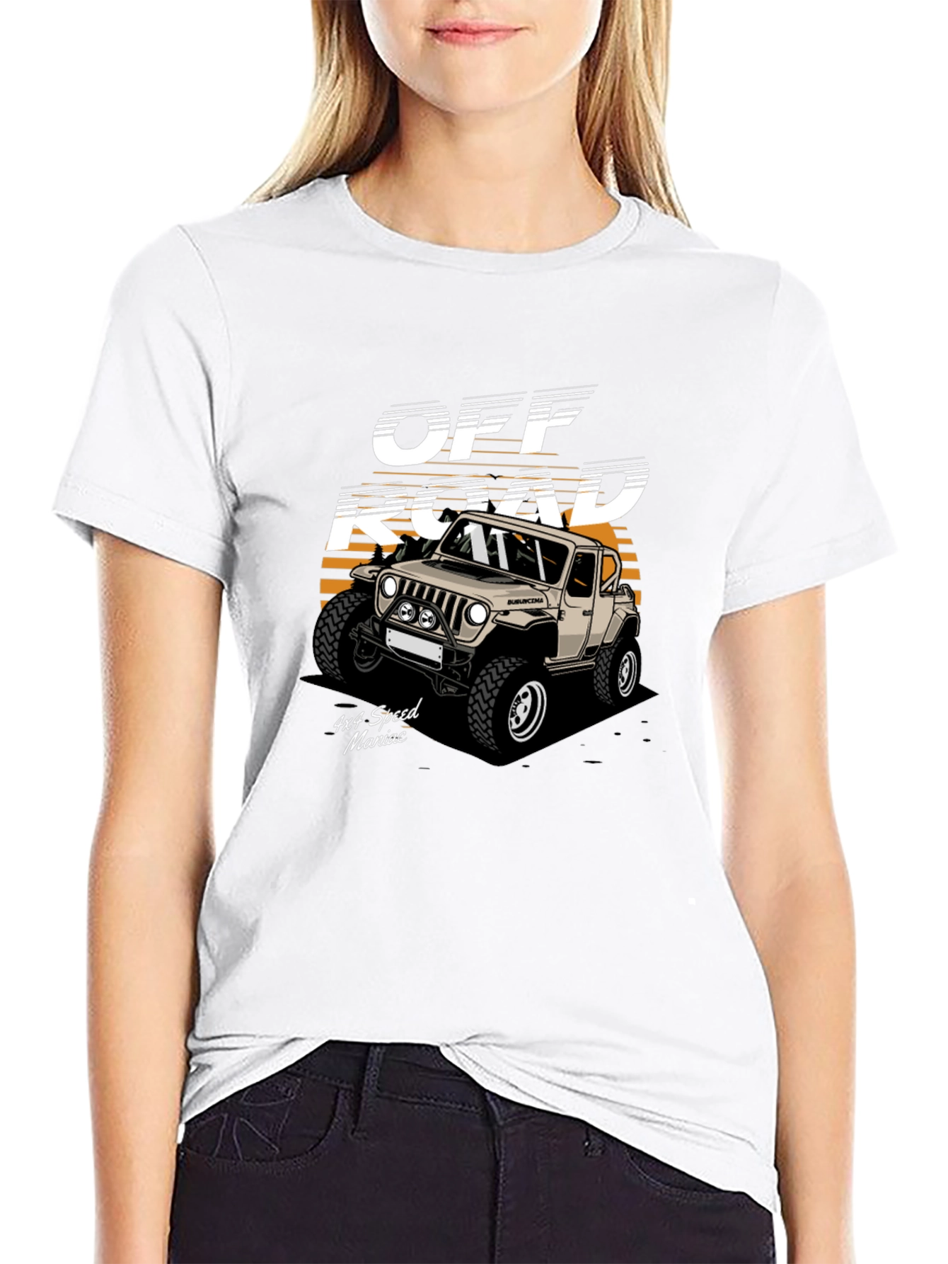 Off Road 4x4 Speed Maniac Black T-Shirt