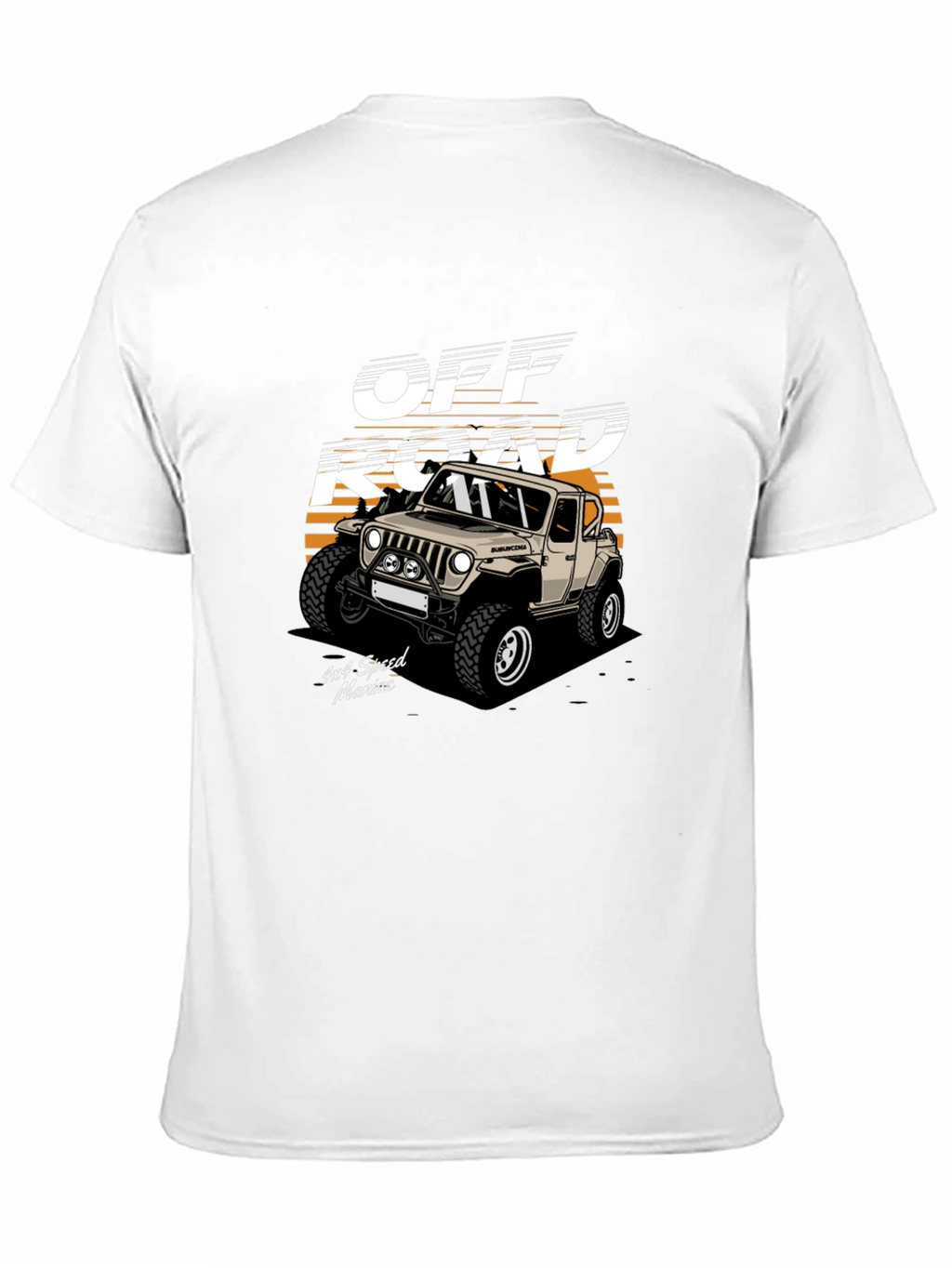 Off Road 4x4 Speed Maniac Black T-Shirt