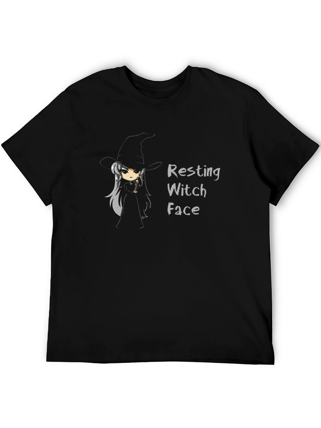 Resting Witch Face Graphic T-Shirt