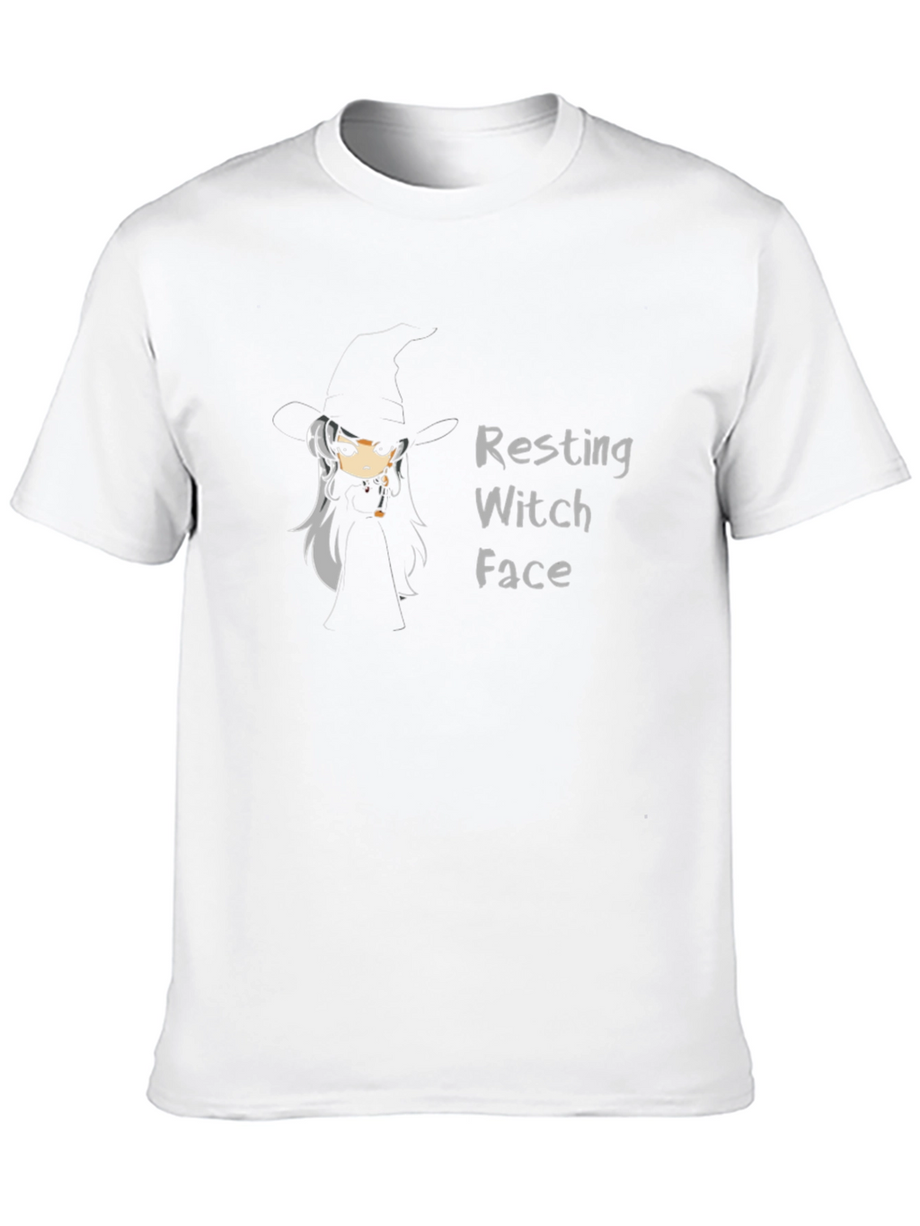 Resting Witch Face Graphic T-Shirt