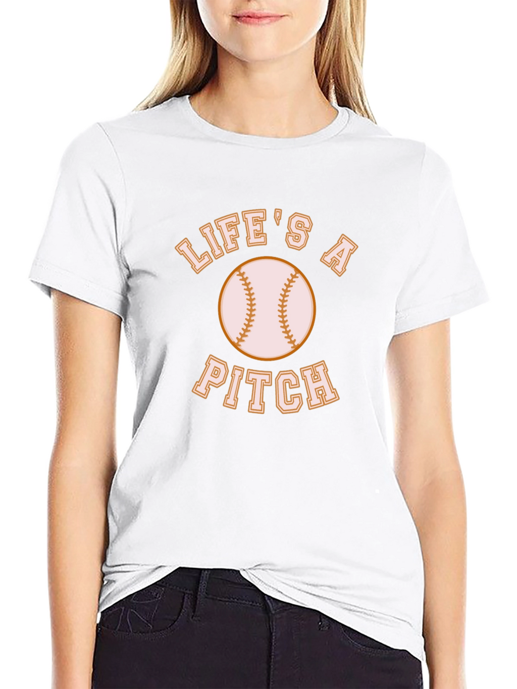 Lifes a Pitch Baseball T-Shirt