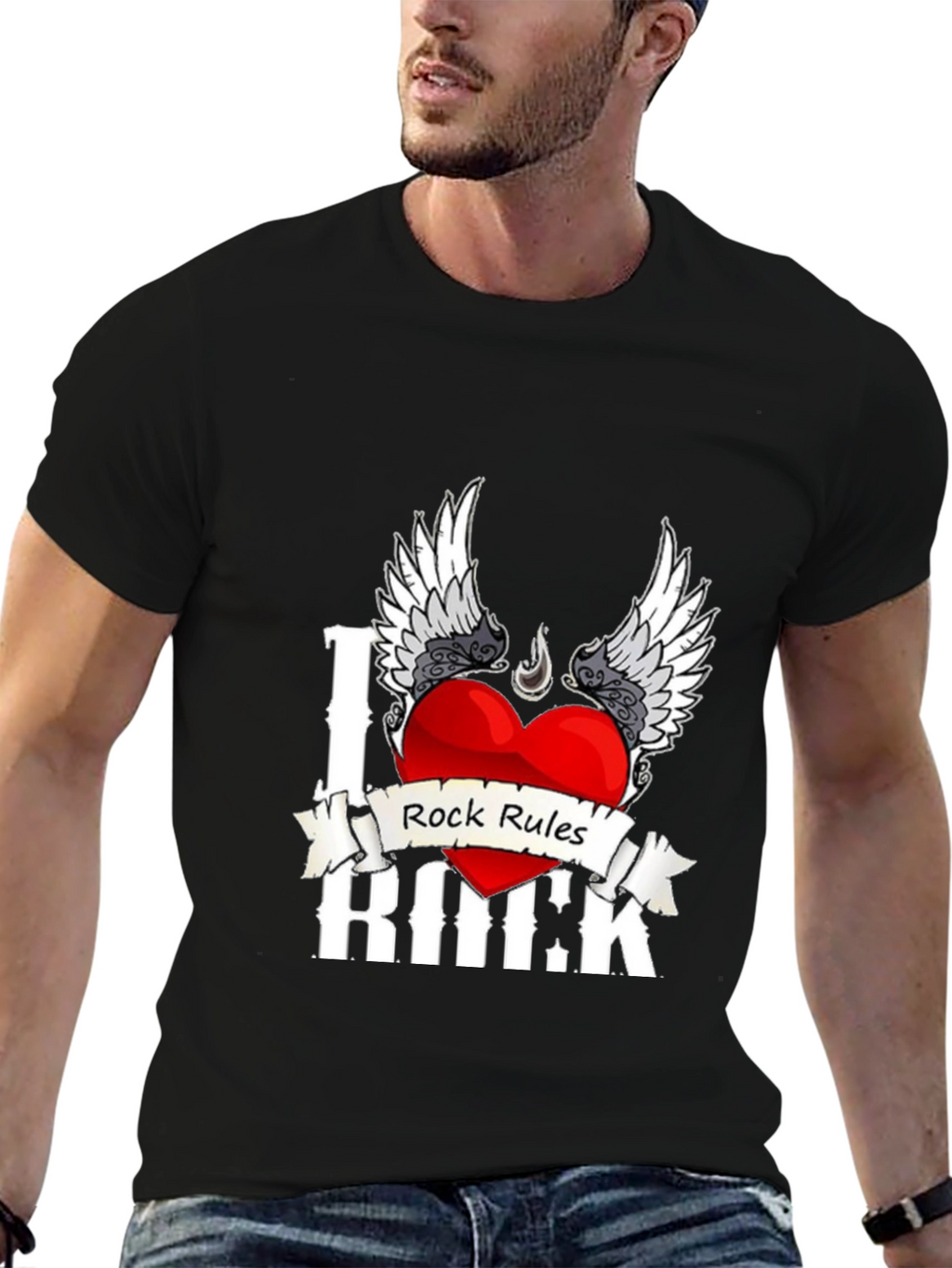 I Heart Rock Rules T-Shirt
