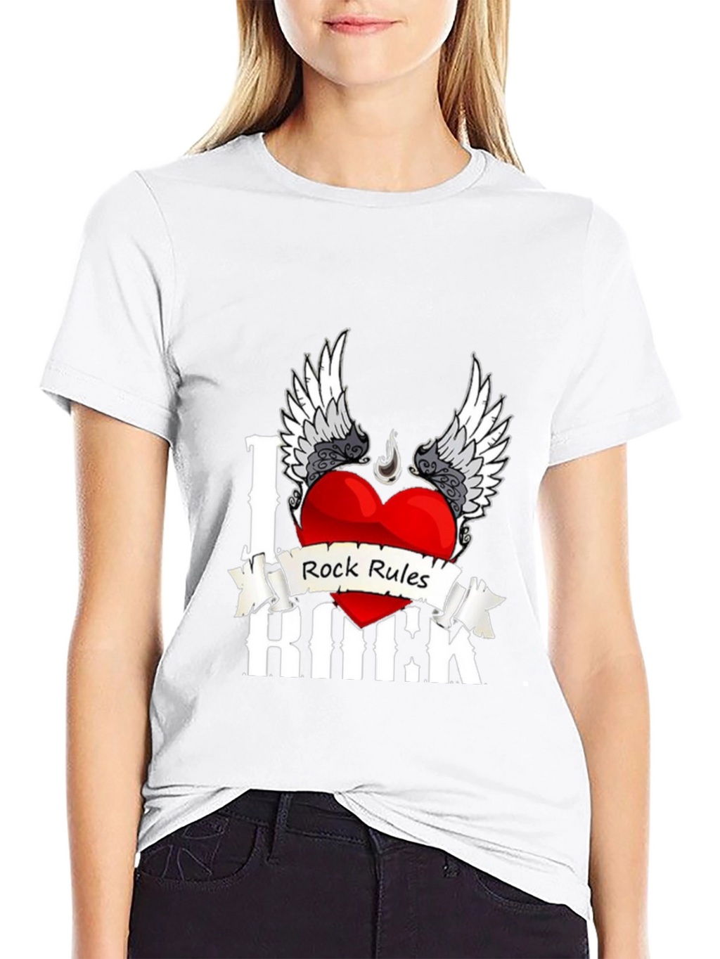 I Heart Rock Rules T-Shirt