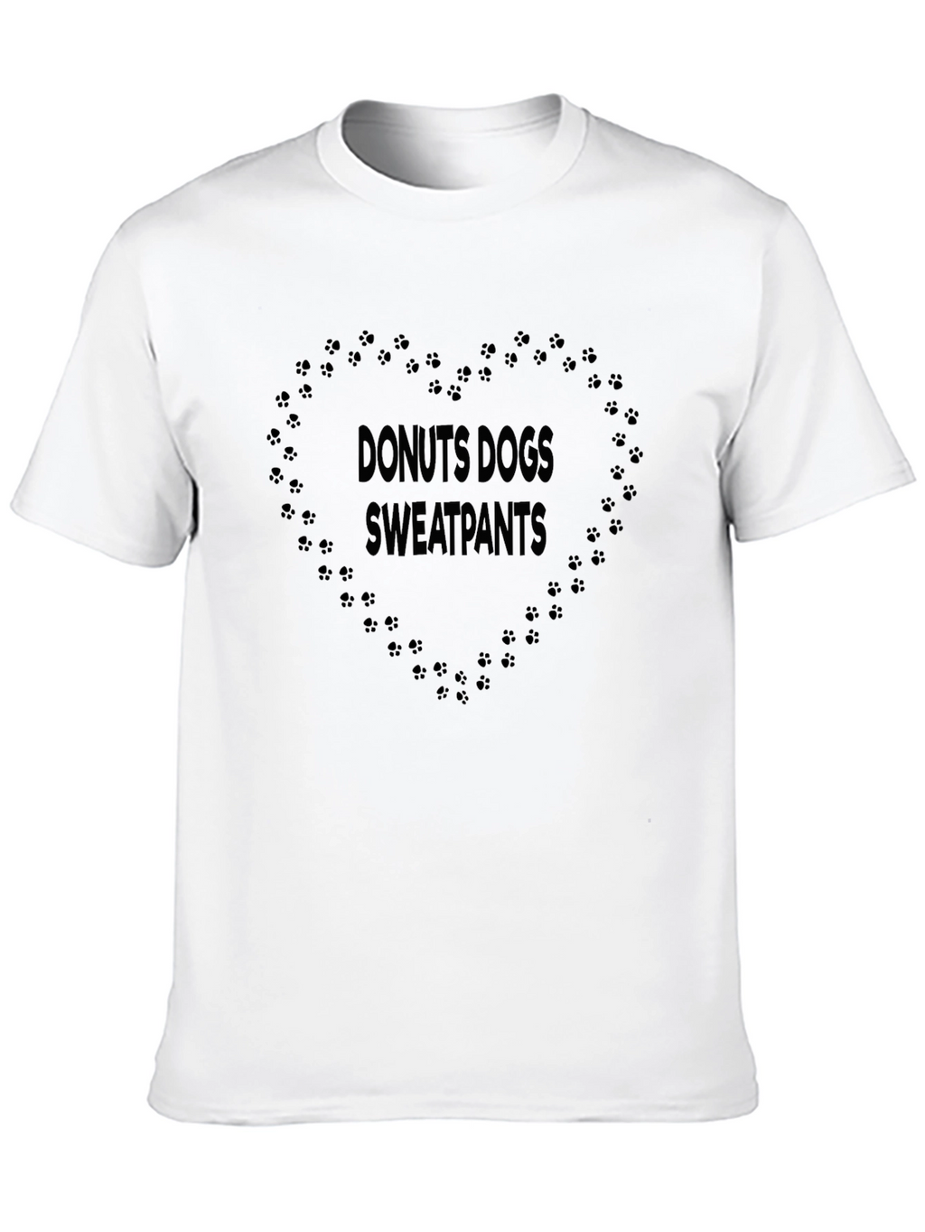 Donuts Dogs Sweatpants Graphic T-Shirt