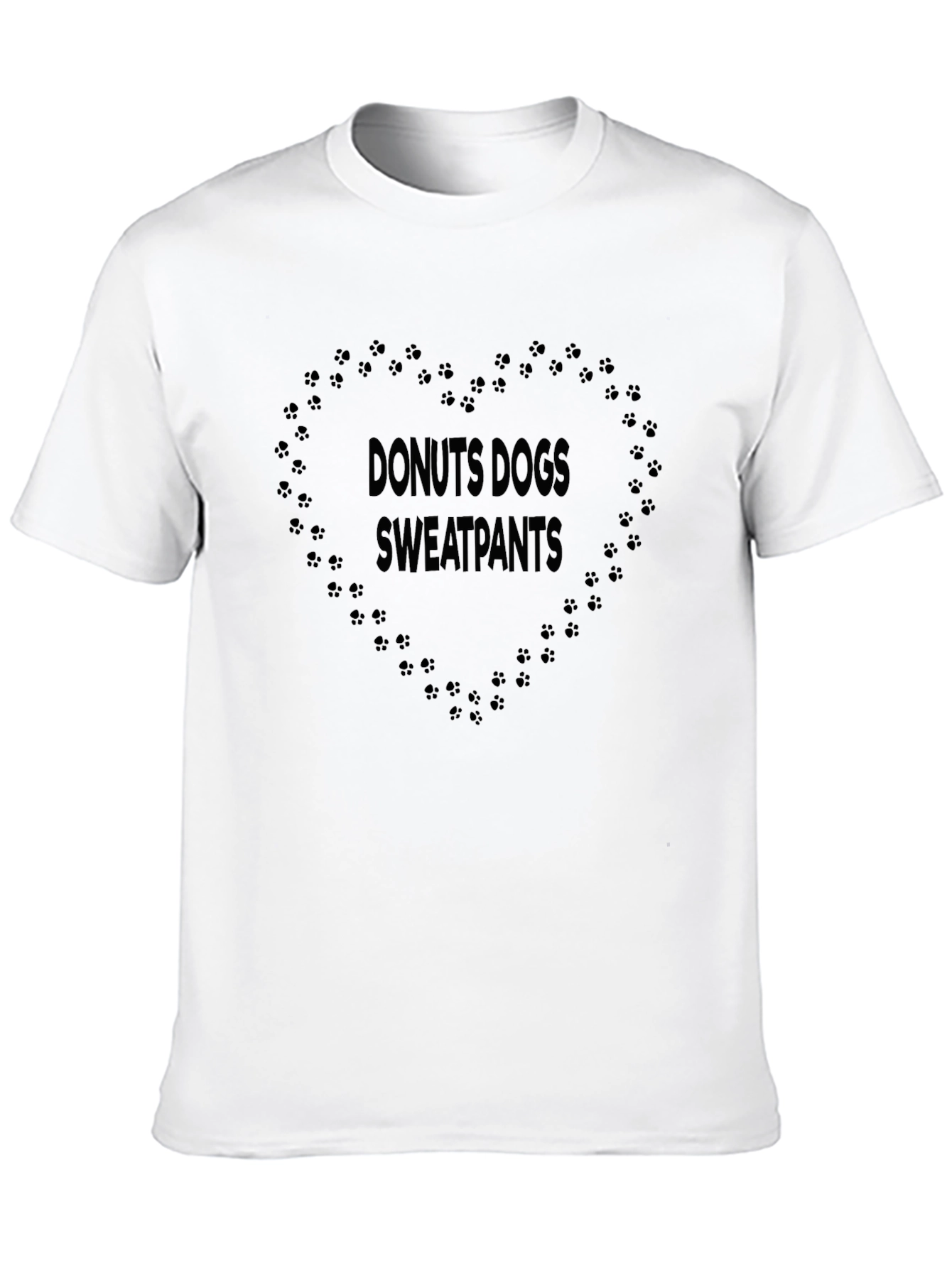 Donuts Dogs Sweatpants Graphic T-Shirt