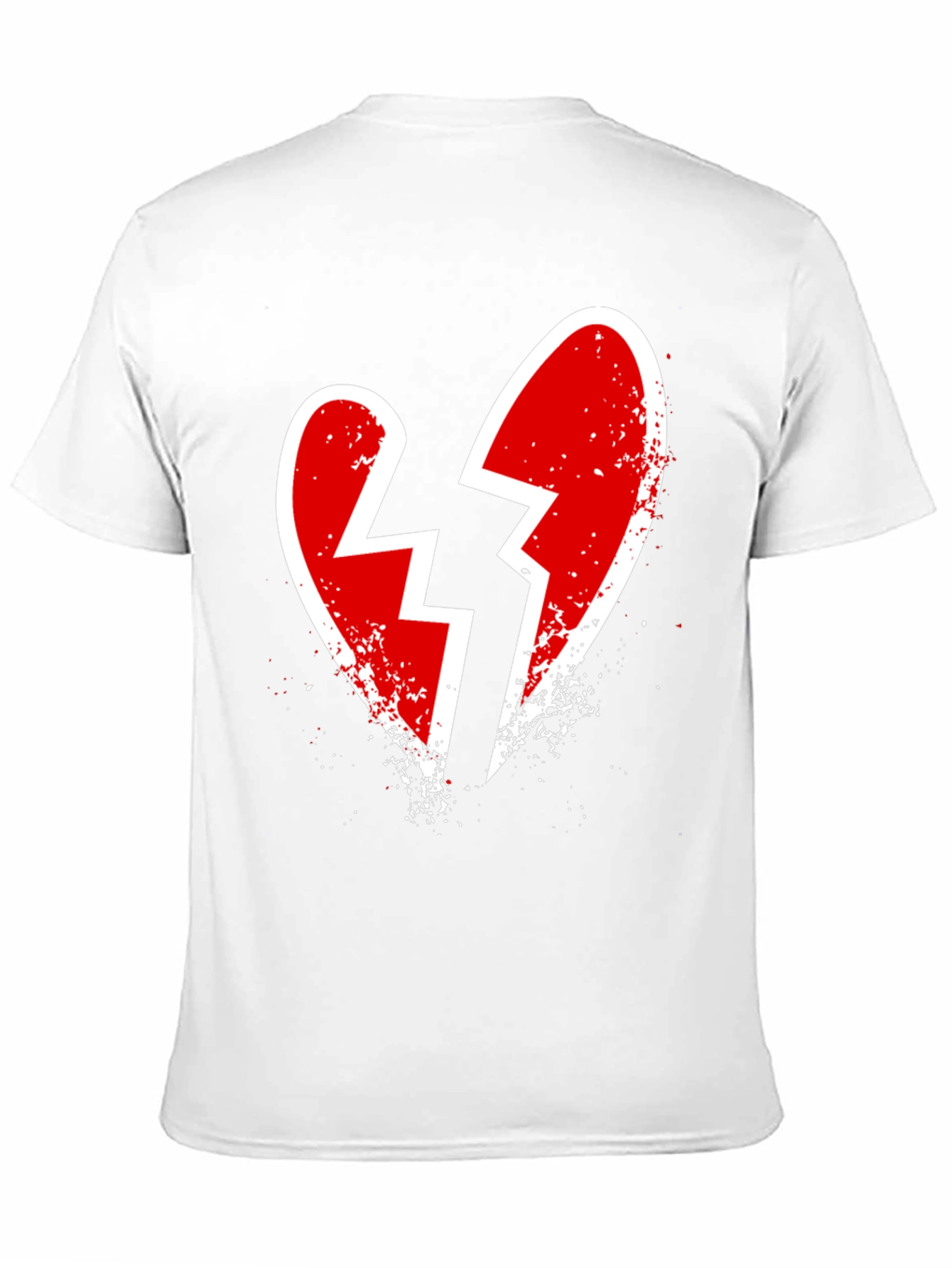 Broken Heart Graphic Tee - Edgy Casual Style