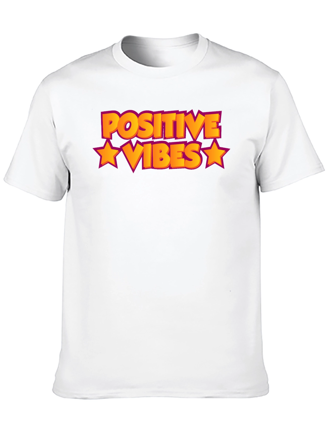 Positive Vibes Graphic Tee - Black