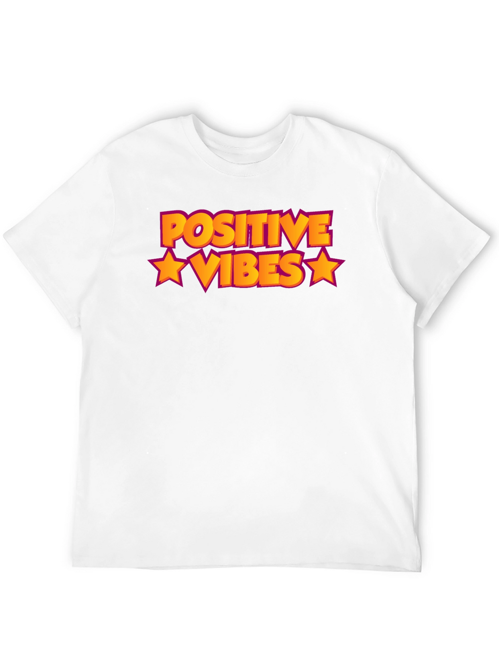 Positive Vibes Graphic Tee - Black