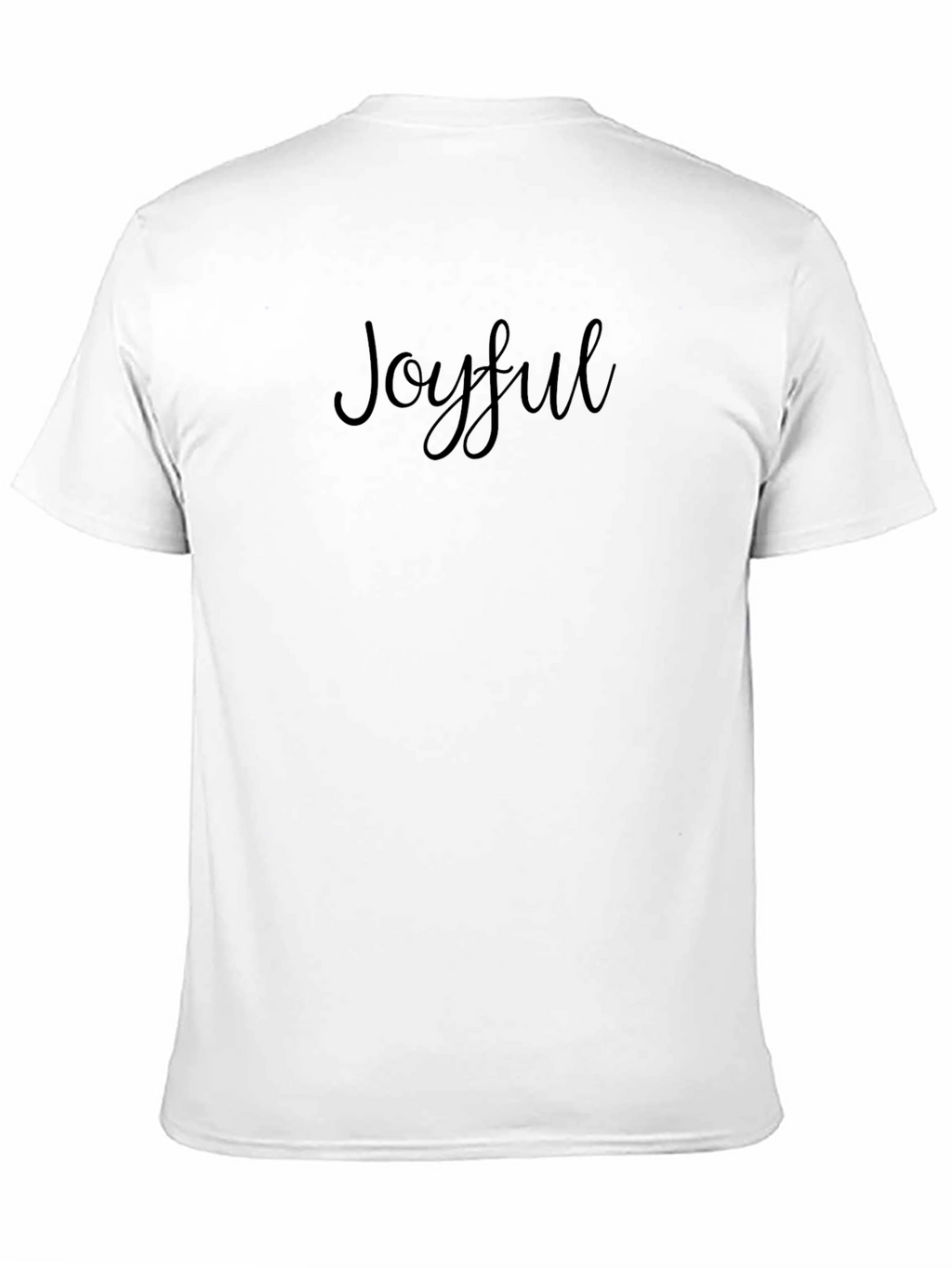 Joyful Black T-Shirt: Stylish Comfort