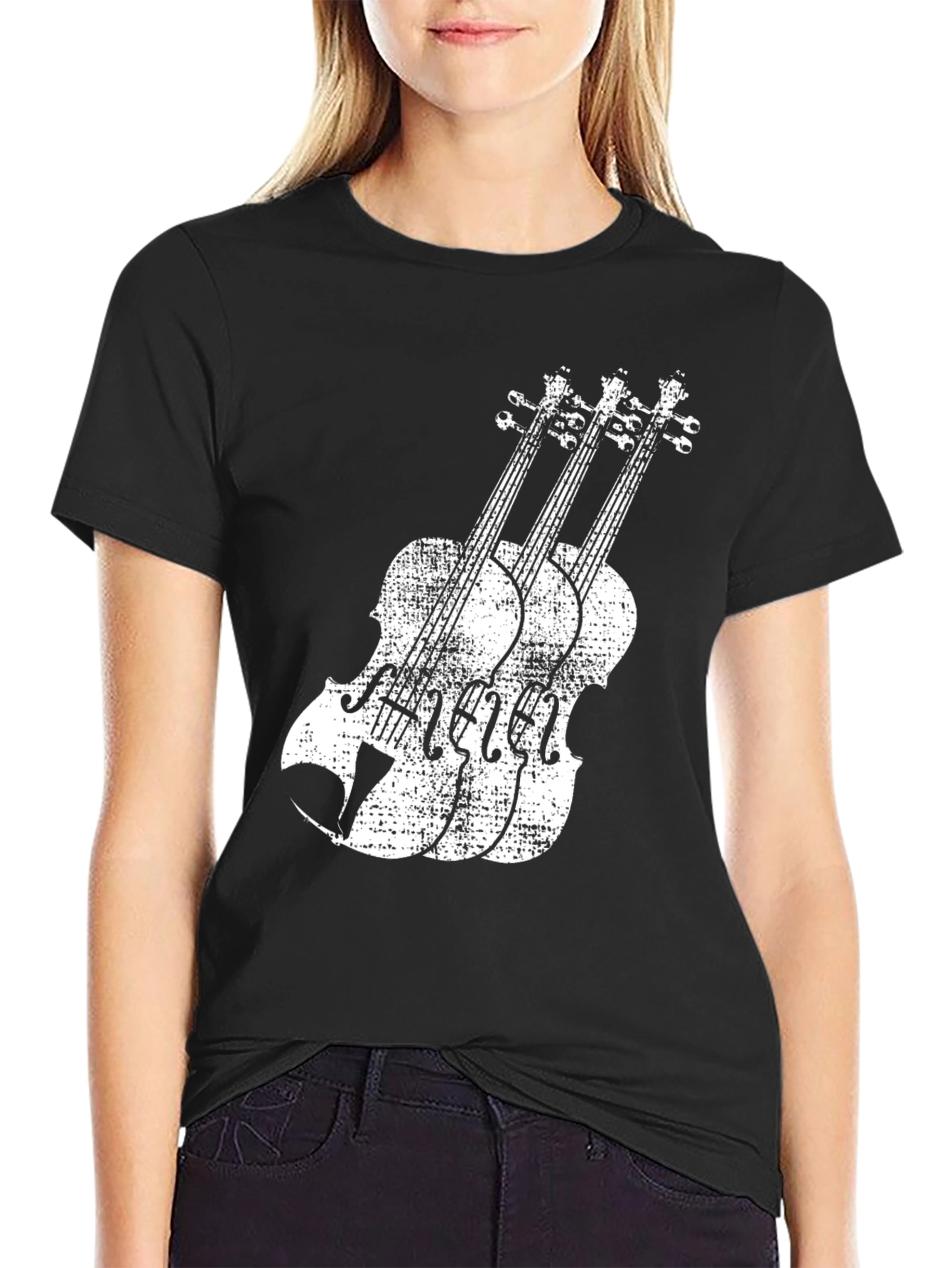 Violin T-Shirt - Musical Graphic Tee