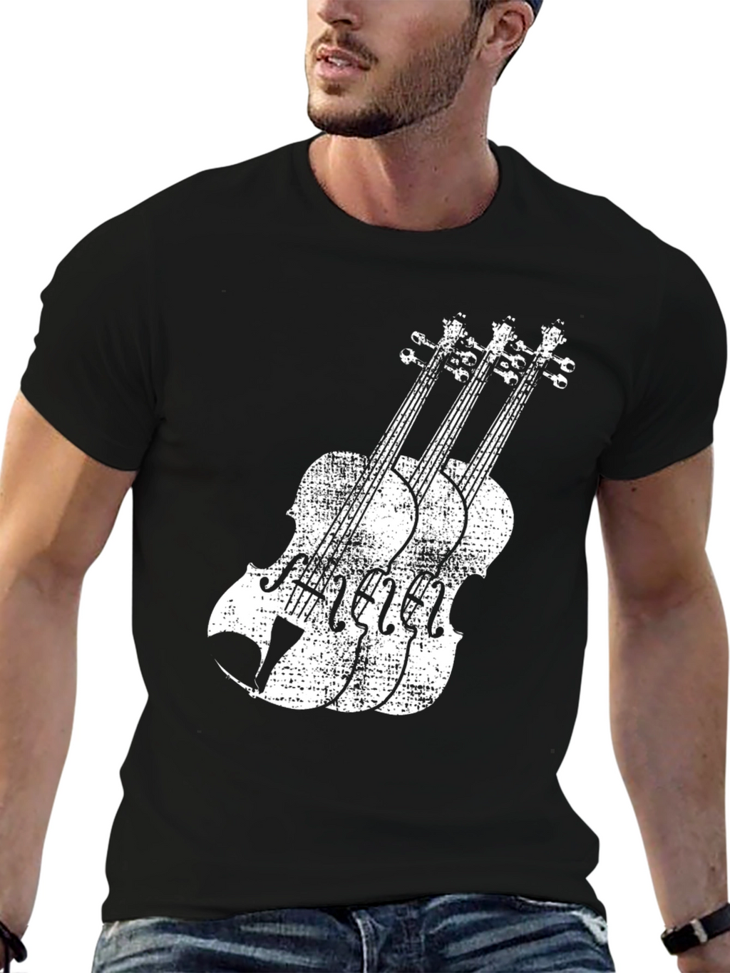 Violin T-Shirt - Musical Graphic Tee
