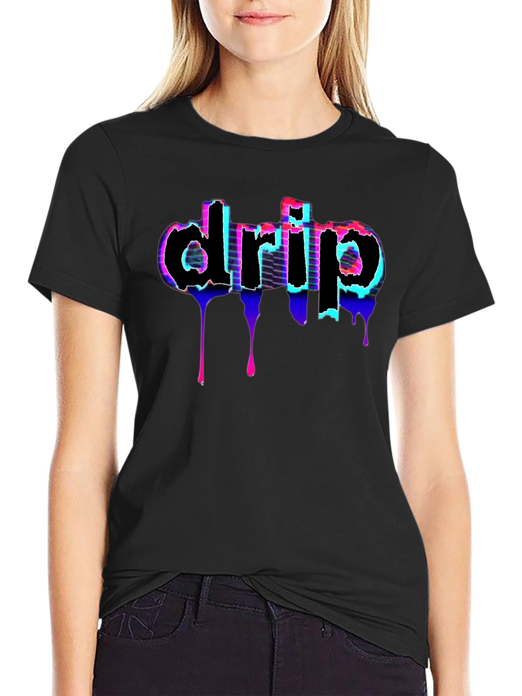 Drip Graphic Tee - Modern Streetwear Style