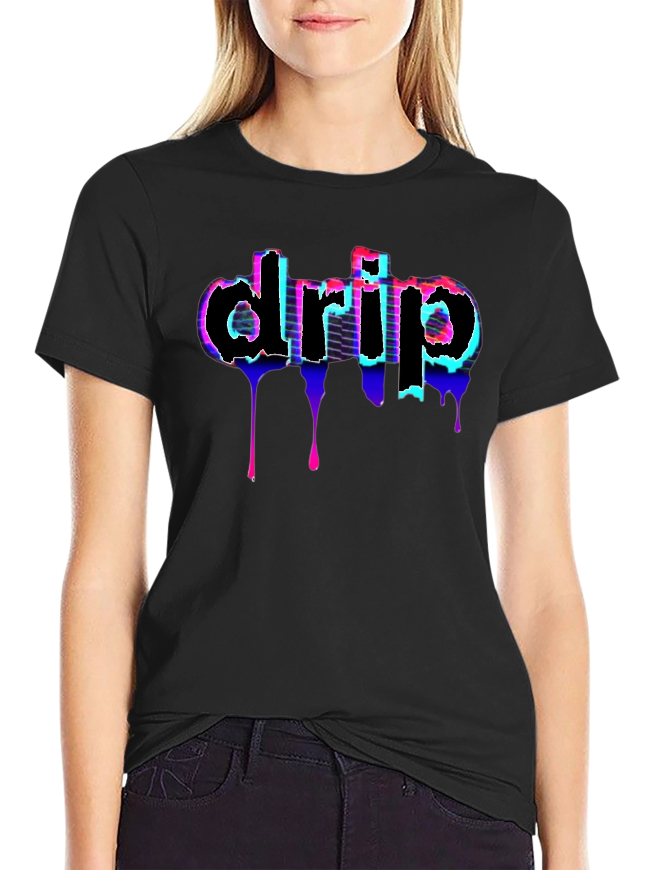 Drip Graphic Tee - Modern Streetwear Style